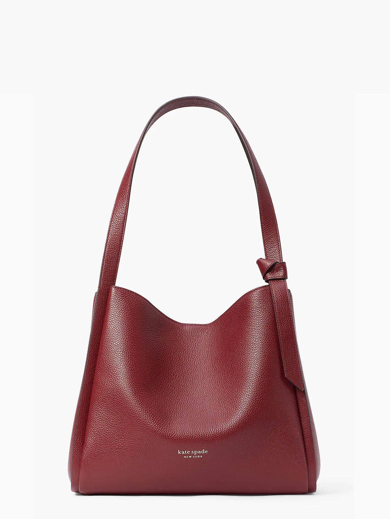 k4395_Knott Large Shoulder Bag_Autumnal Red