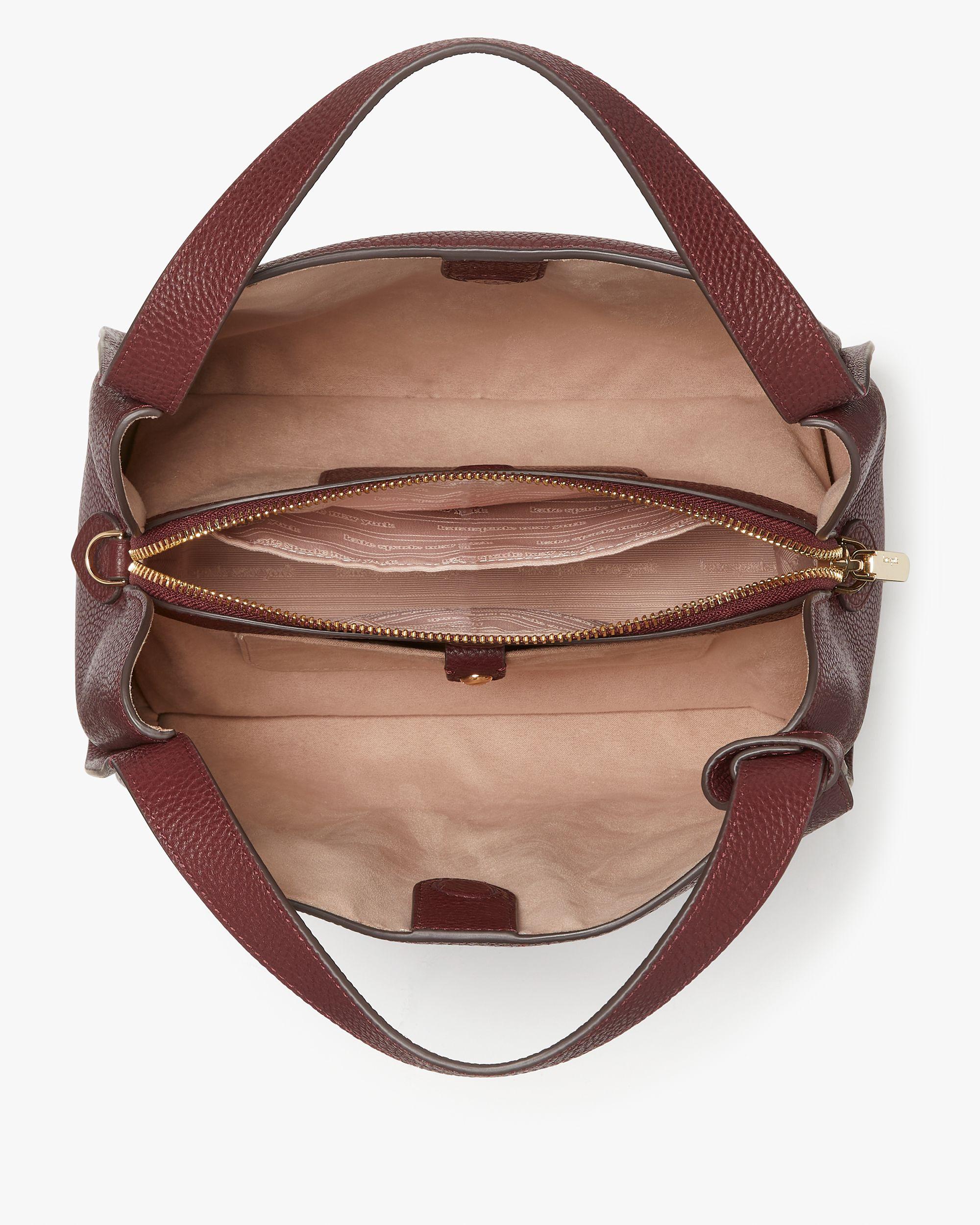 k6552-Knott Medium Crossbody Tote-Cordovan