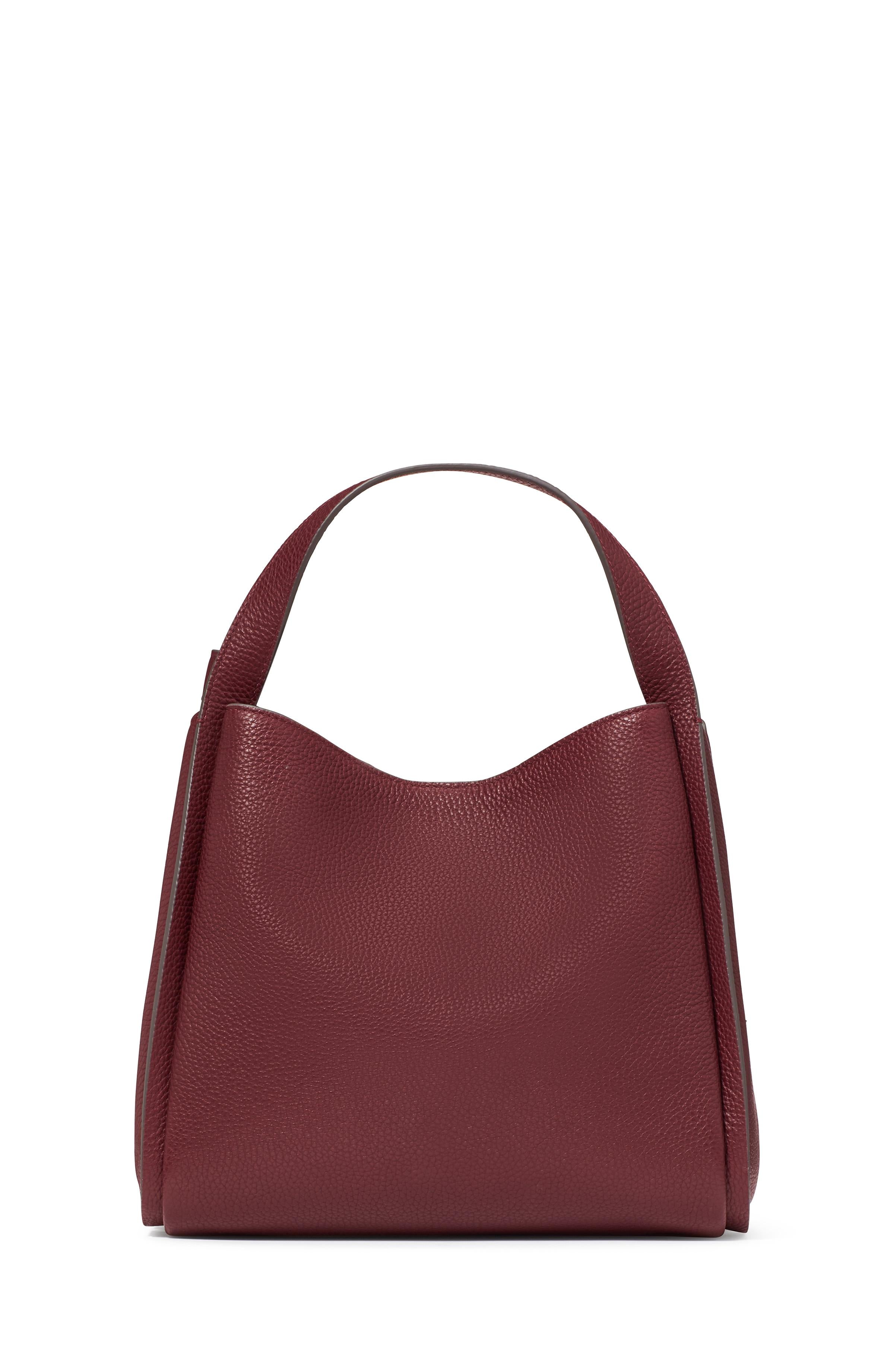 k6552-Knott Medium Crossbody Tote-Cordovan