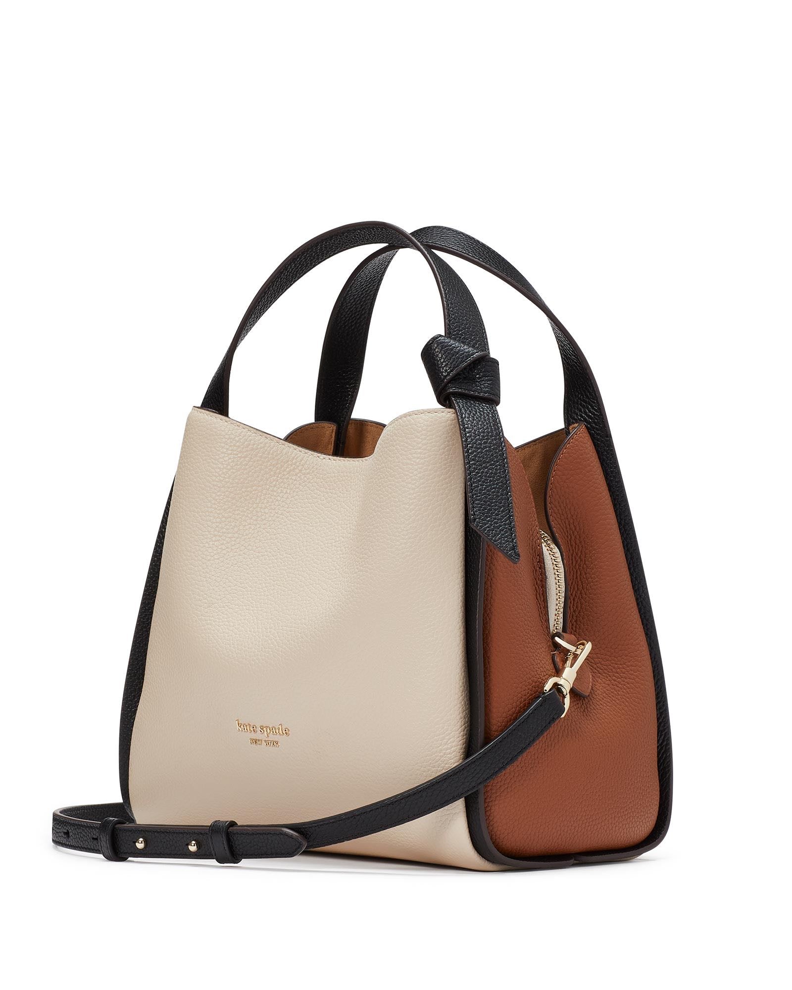 k6553-Knott Colorblocked Medium Crossbody Tote-Allspice Cake Multi