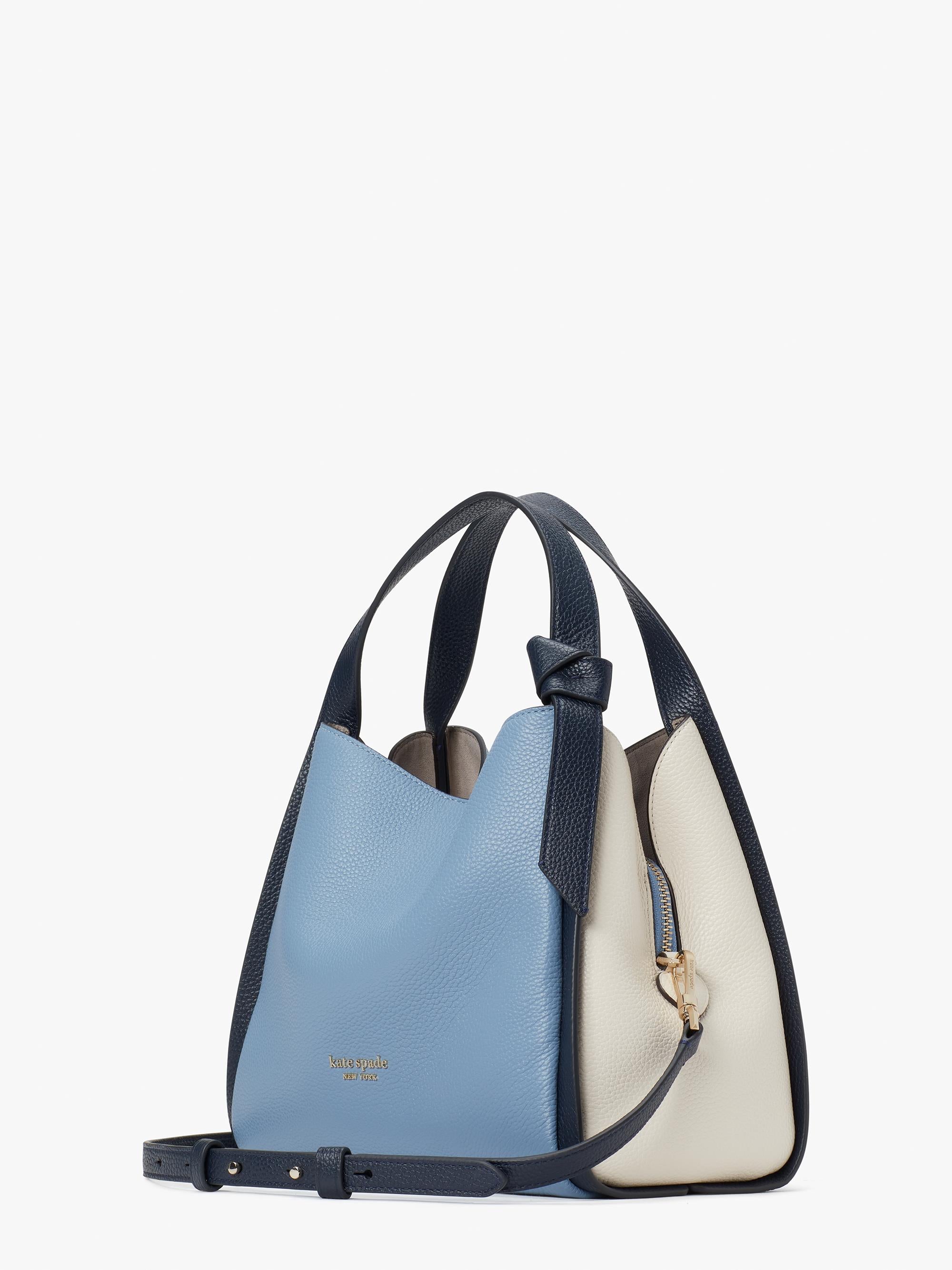 k6553-Knott Colorblocked Medium Crossbody Tote-Morning Sky Multi