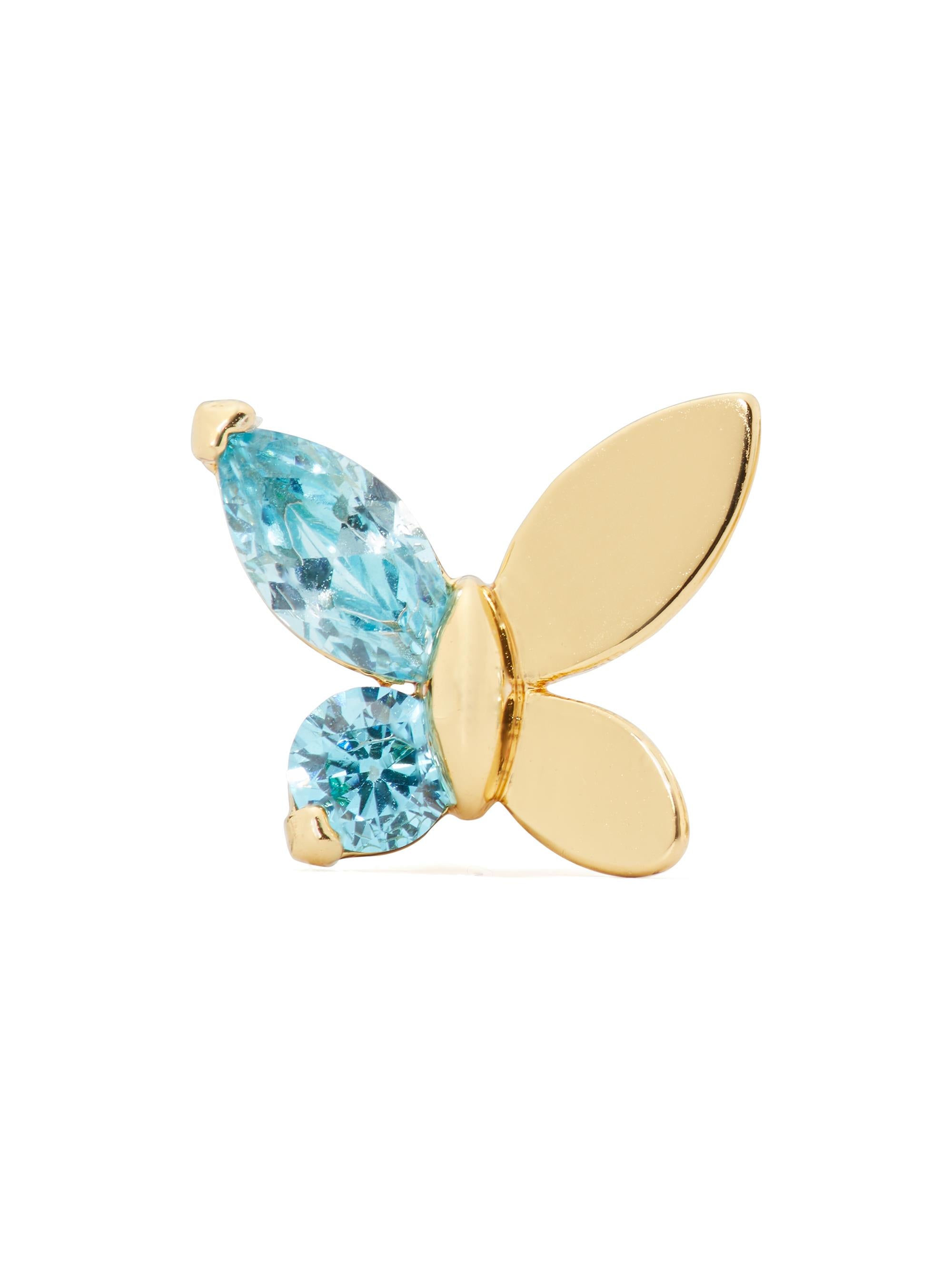 K7512-social butterfly studs-Blue