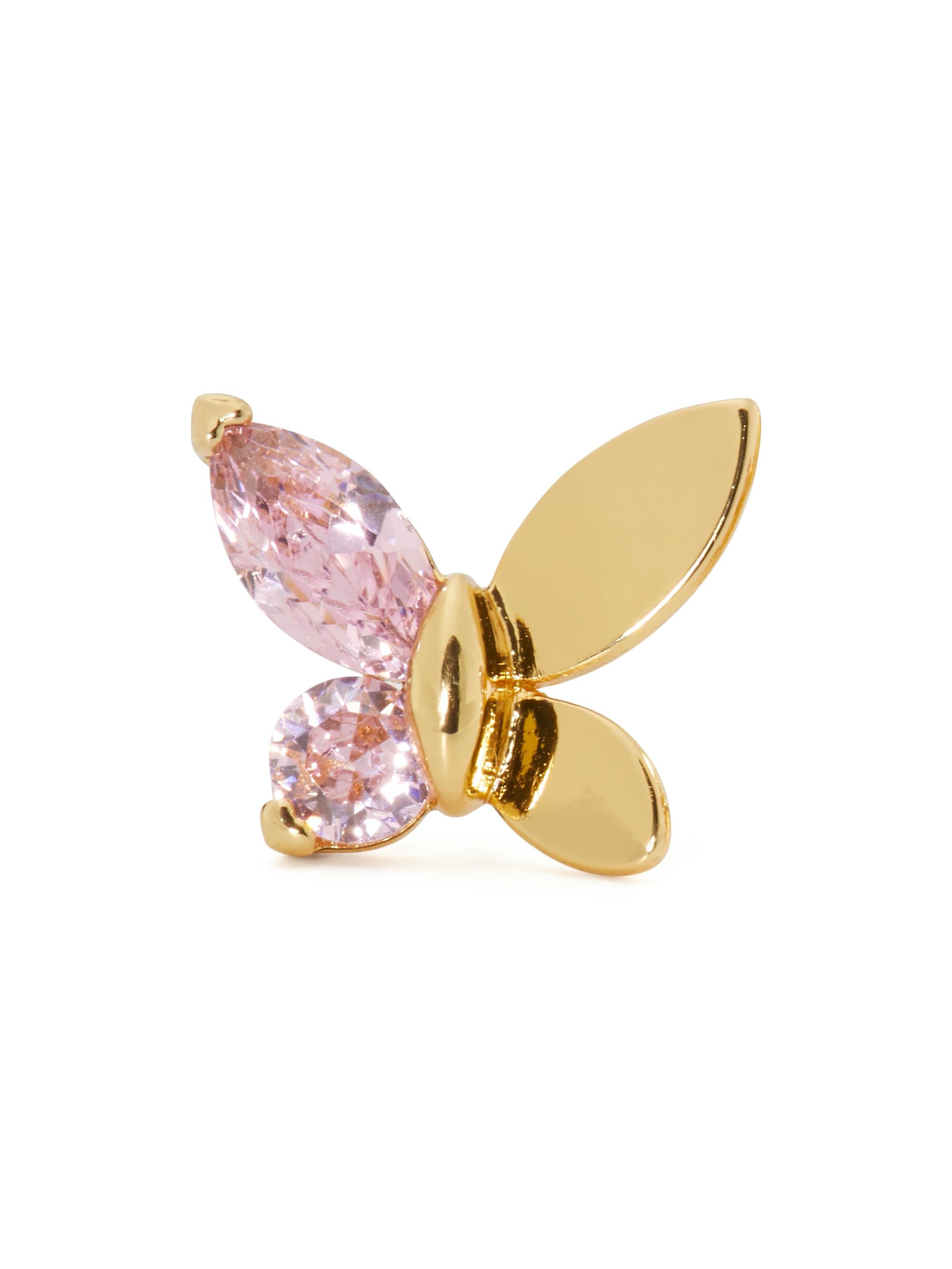 K7512-social butterfly studs-Pink