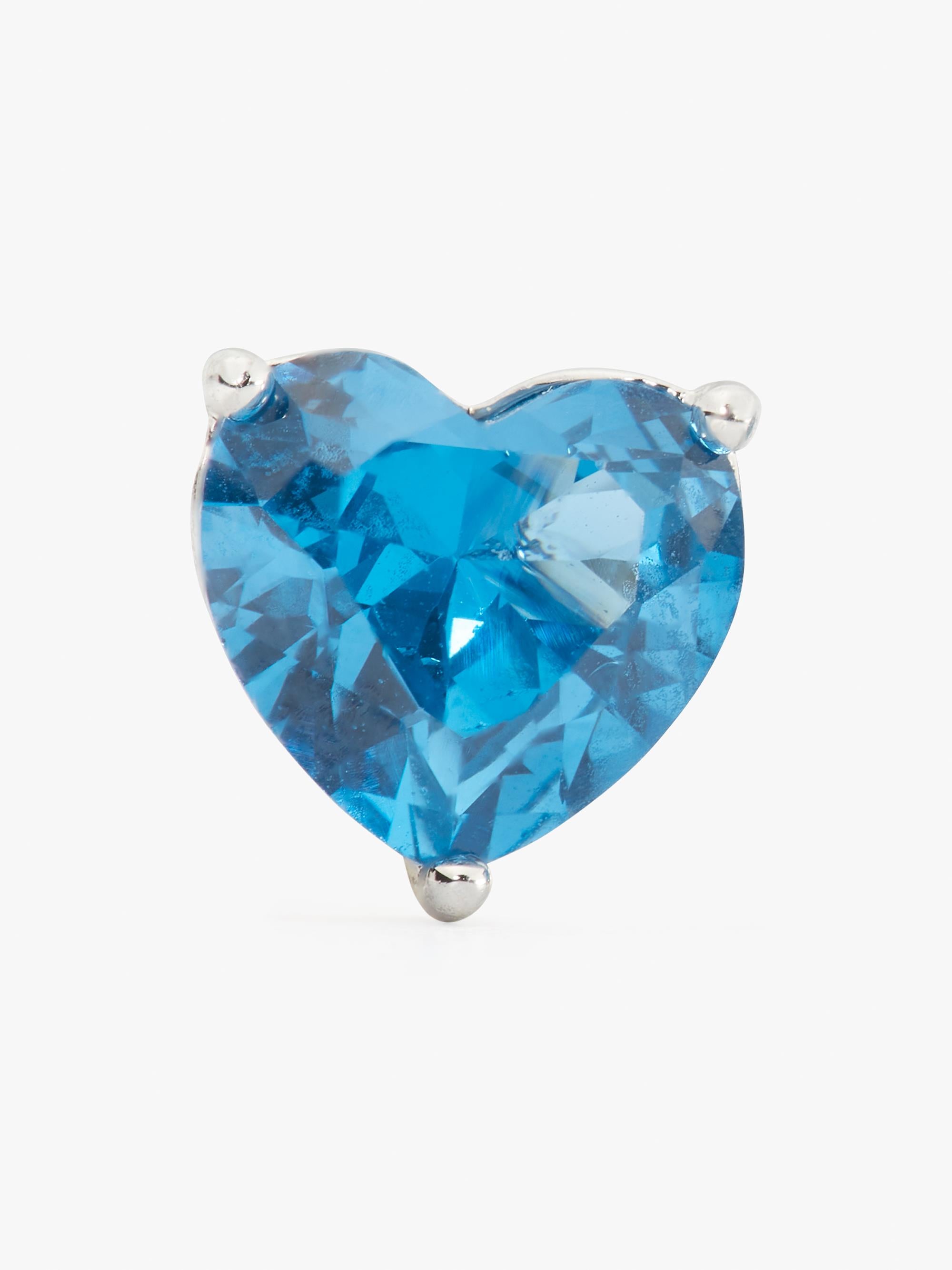 K7582-my love heart studs-Blue