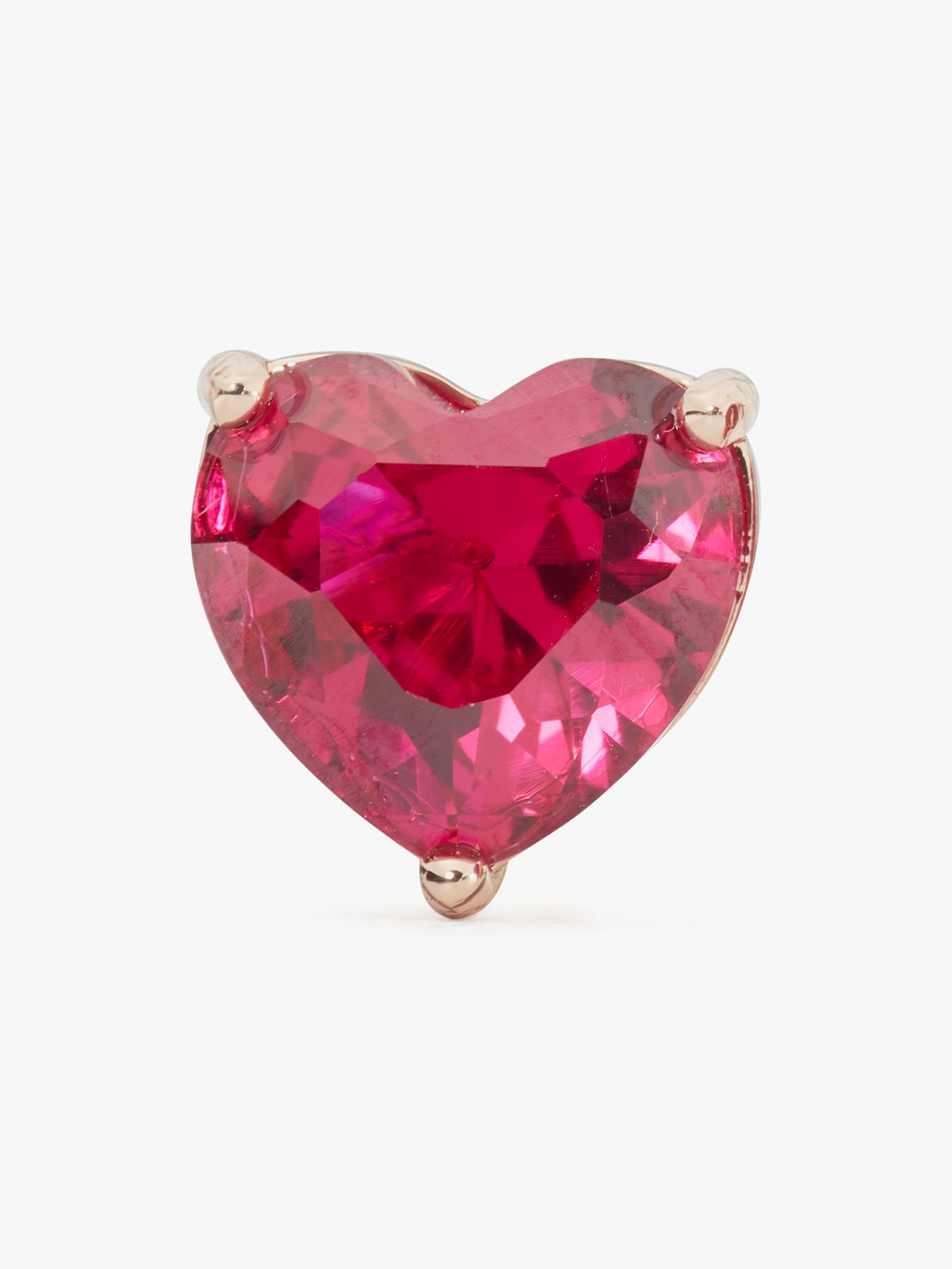 K7582-my love heart studs-Red