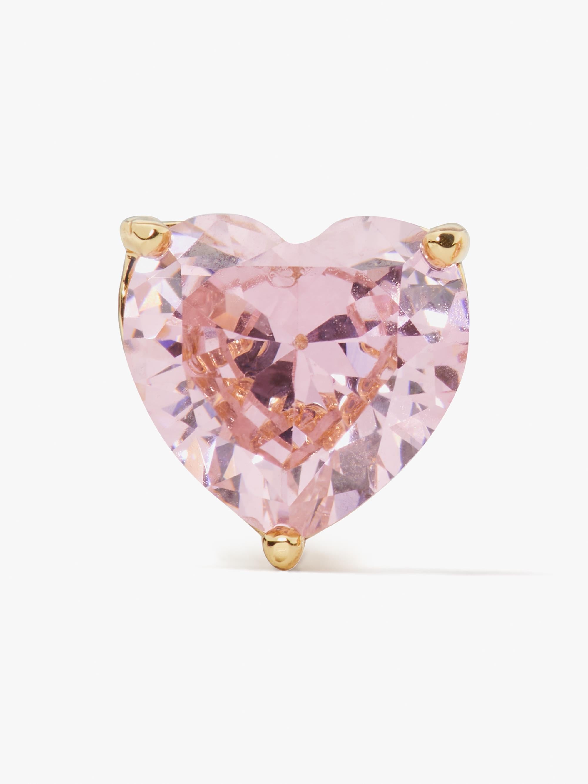 K7582-my love heart studs-Pink