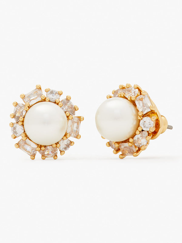 ka663_Candy Shop Pearl Halo Studs_Cream/Gold