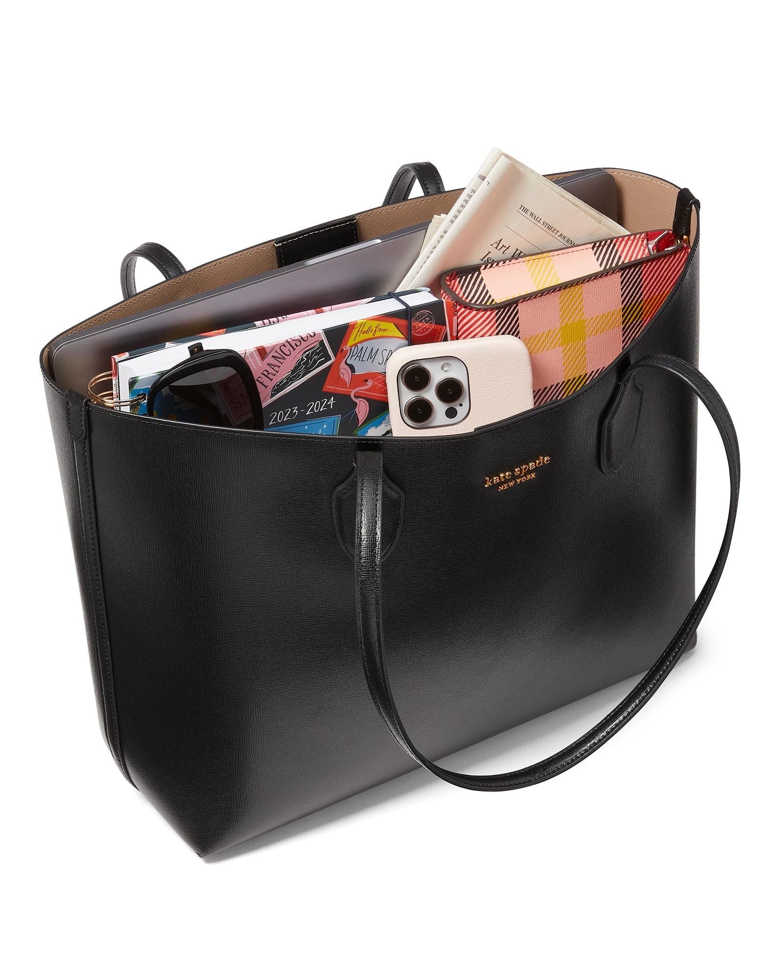 KC921-Bleecker Large Tote-Black