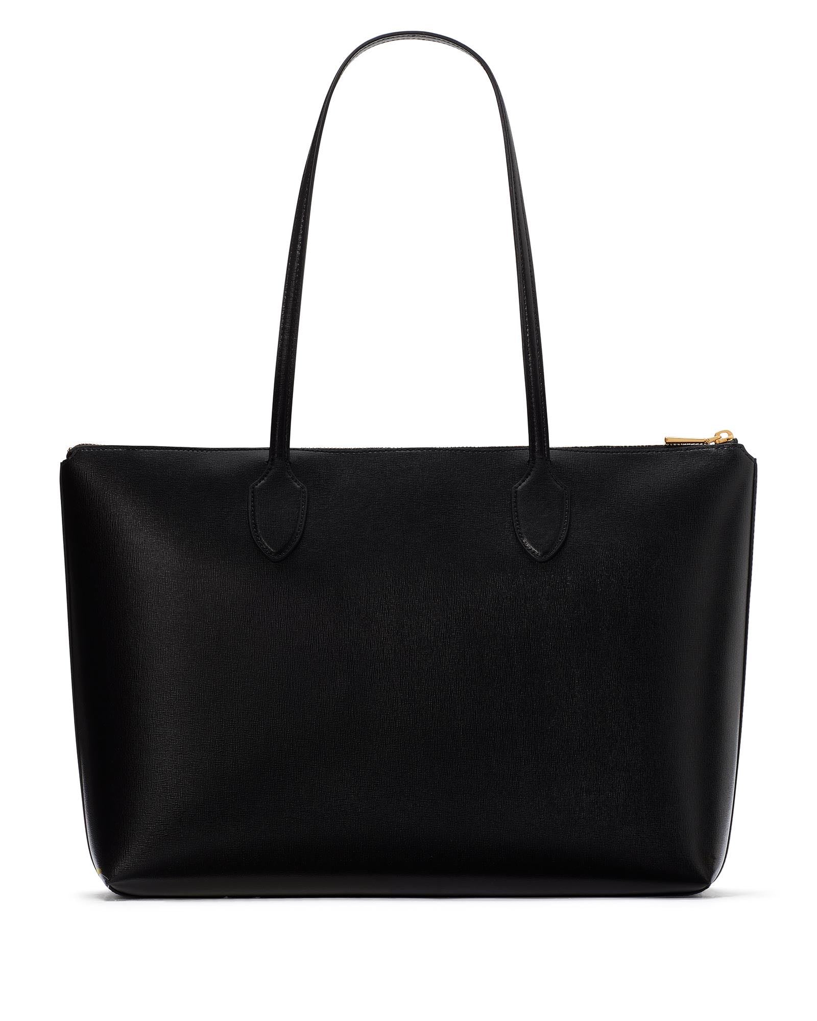 kc923-Bleecker Large Zip-top Tote-Black