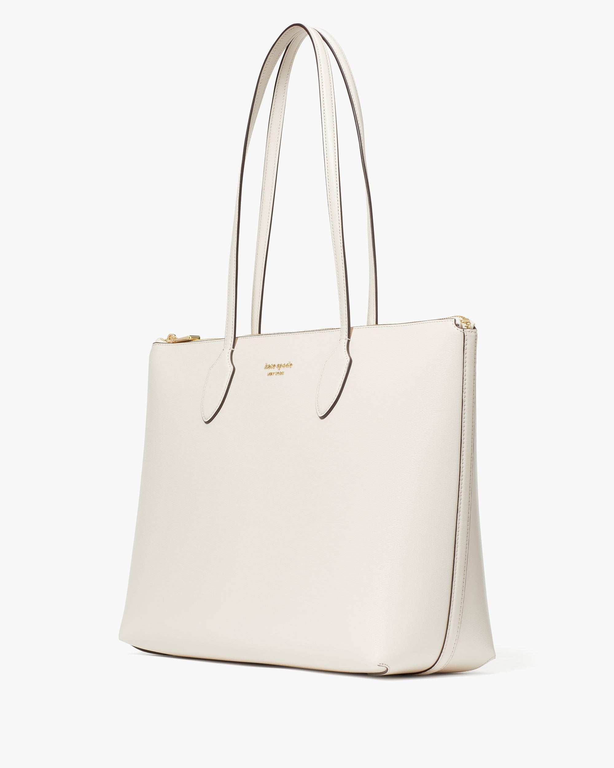 kc923-Bleecker Large Zip-top Tote-Parchment