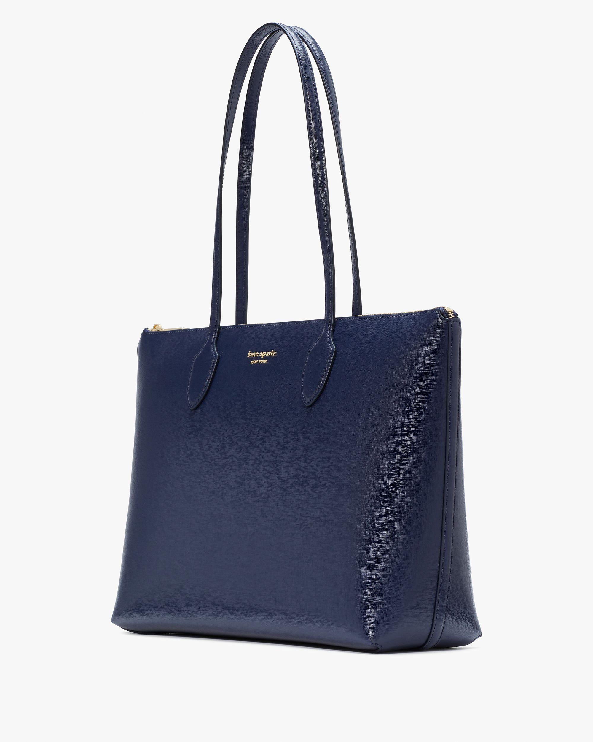 kc923-Bleecker Large Zip-top Tote-Parisian Navy