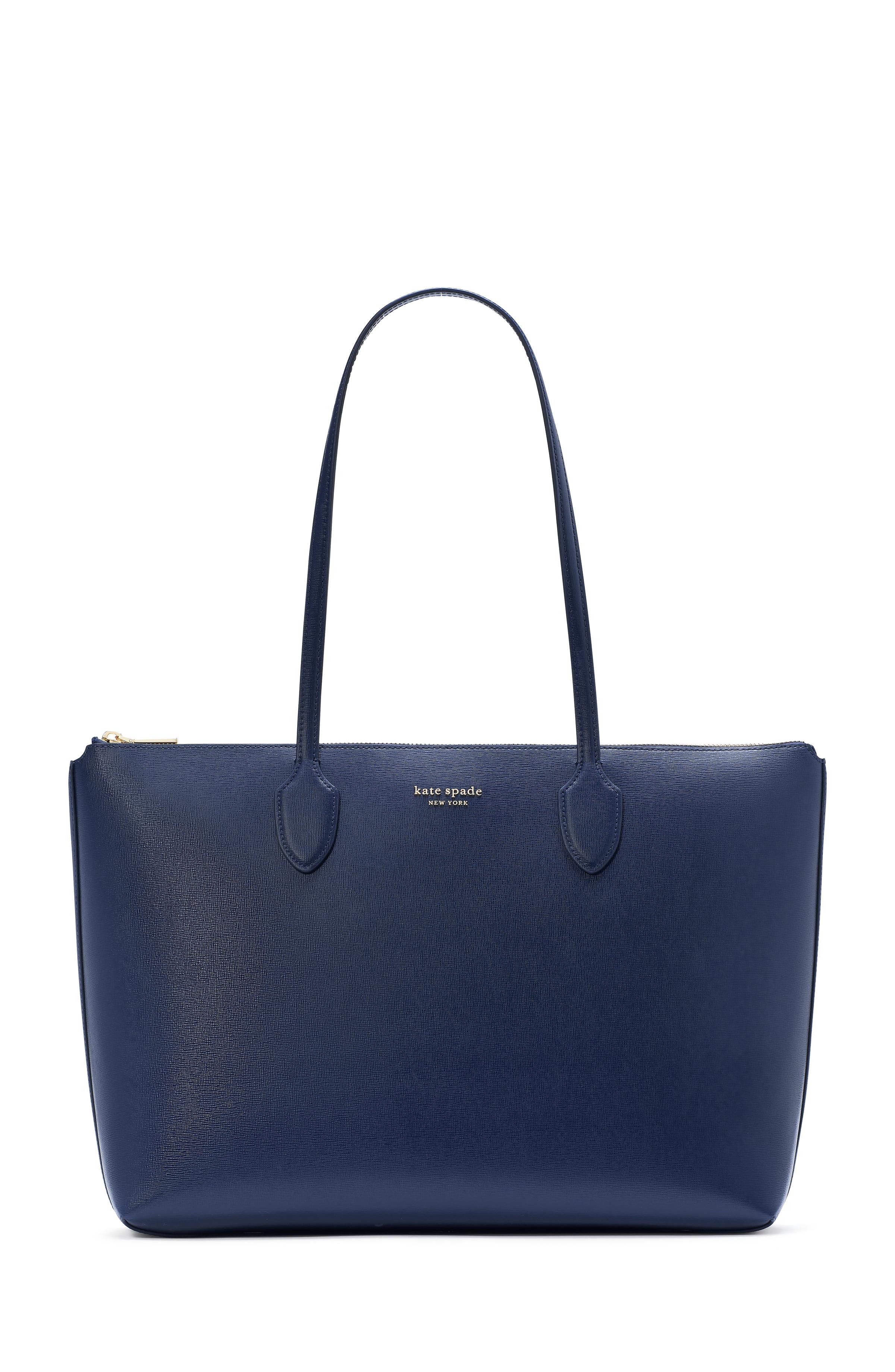 kc923-Bleecker Large Zip-top Tote-Parisian Navy