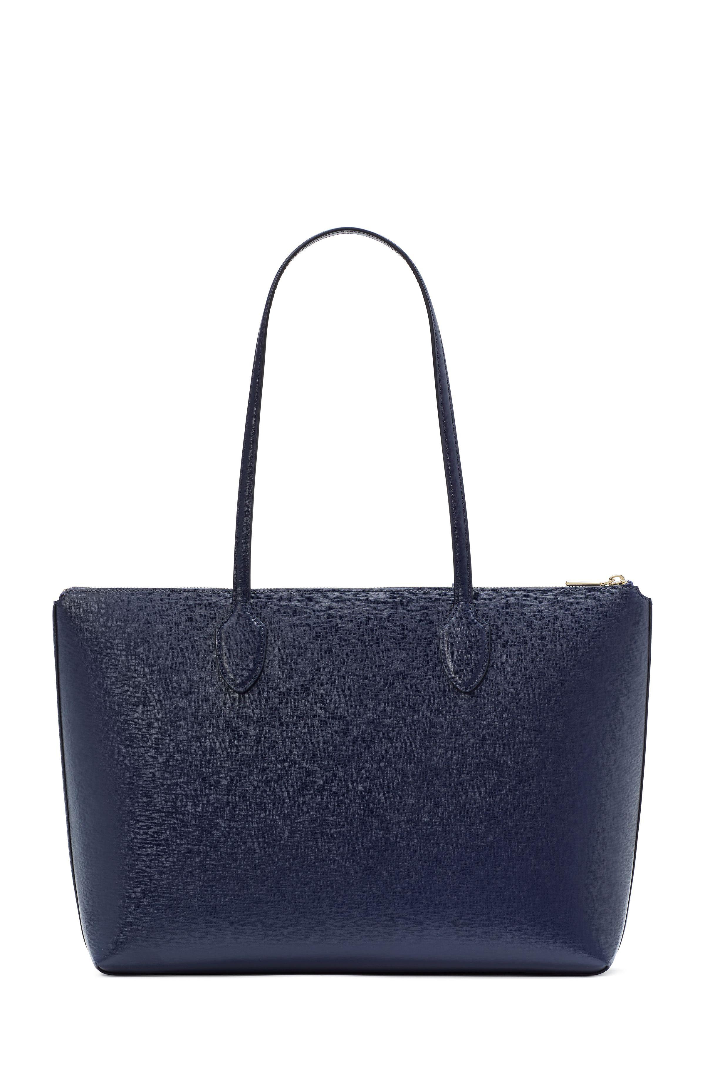 kc923-Bleecker Large Zip-top Tote-Parisian Navy