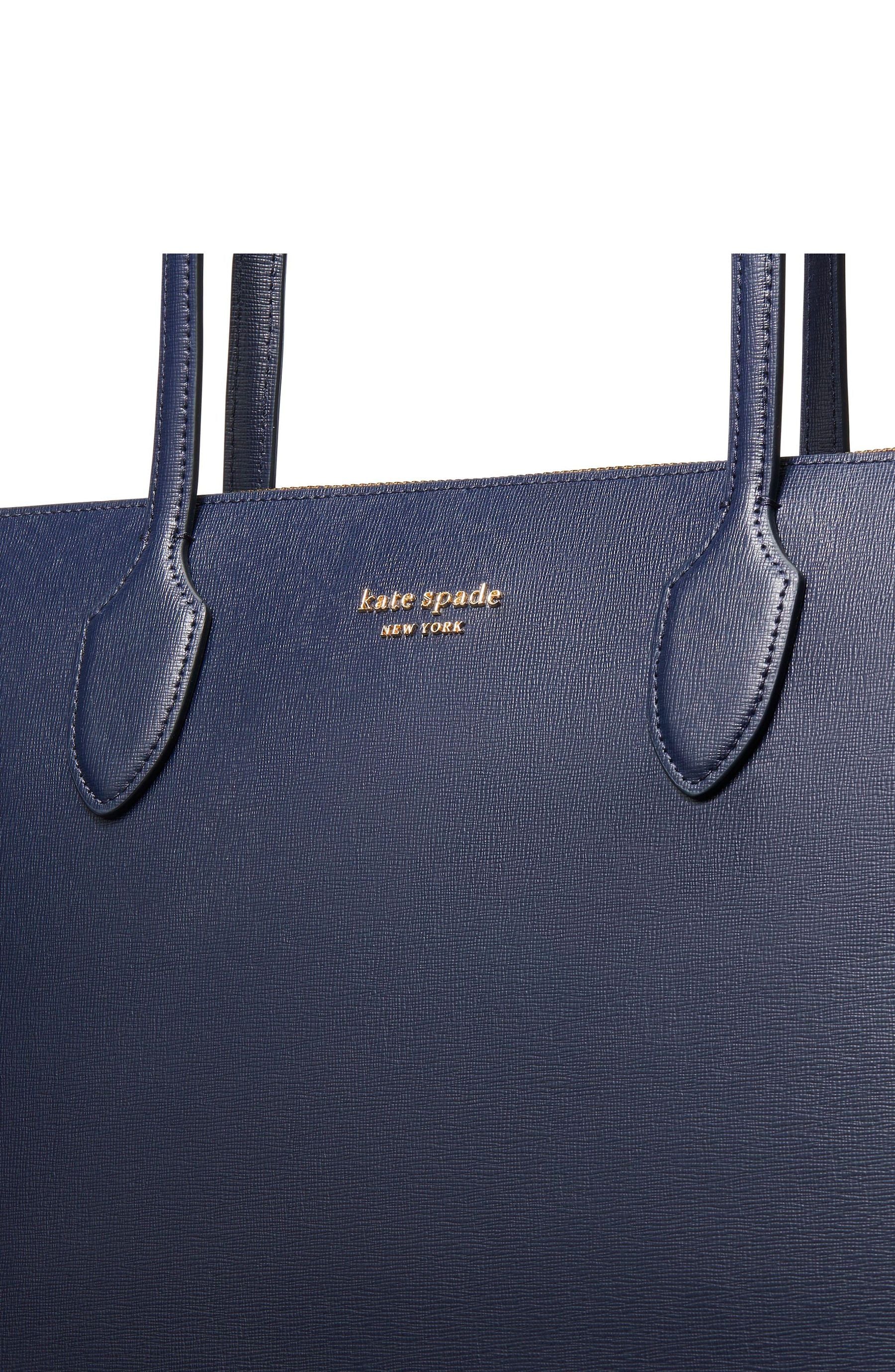 kc923-Bleecker Large Zip-top Tote-Parisian Navy