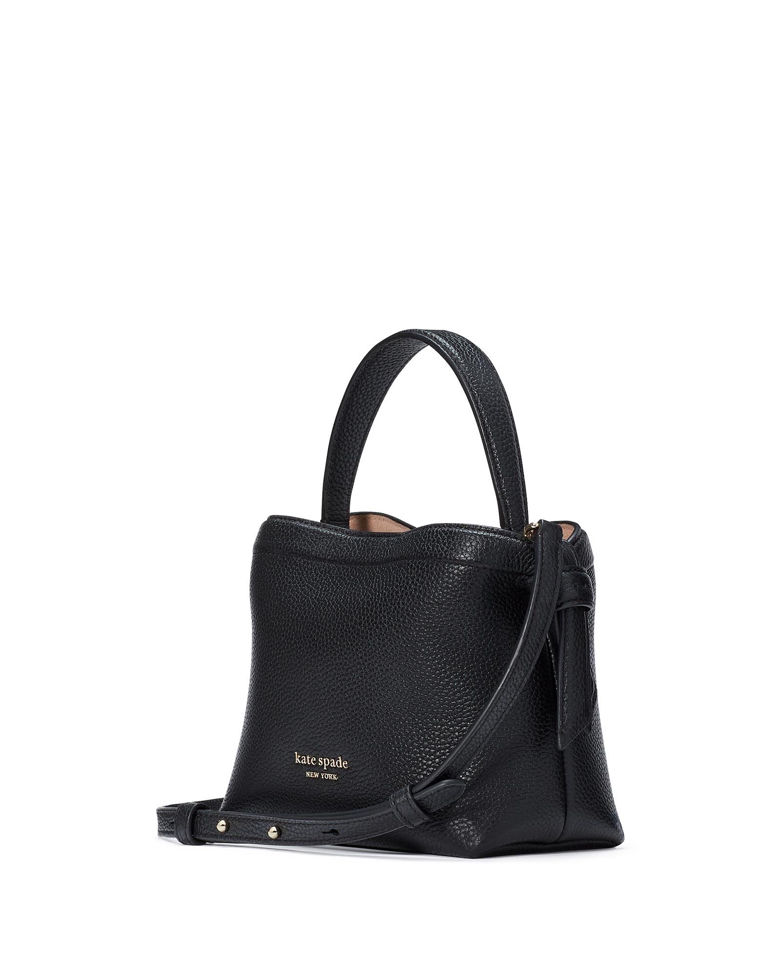 kd067-Knott Mini Crossbody Tote-Black