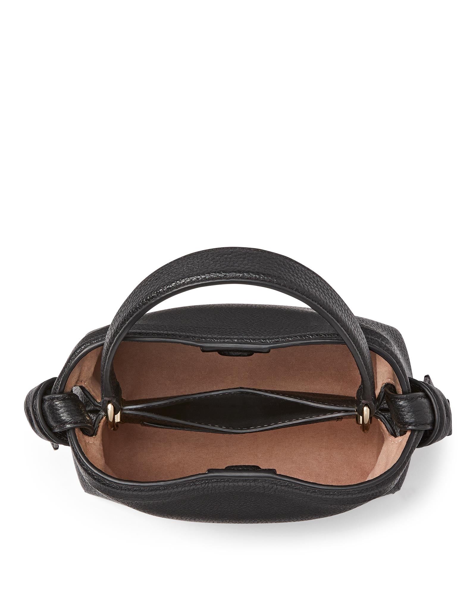 kd067-Knott Mini Crossbody Tote-Black