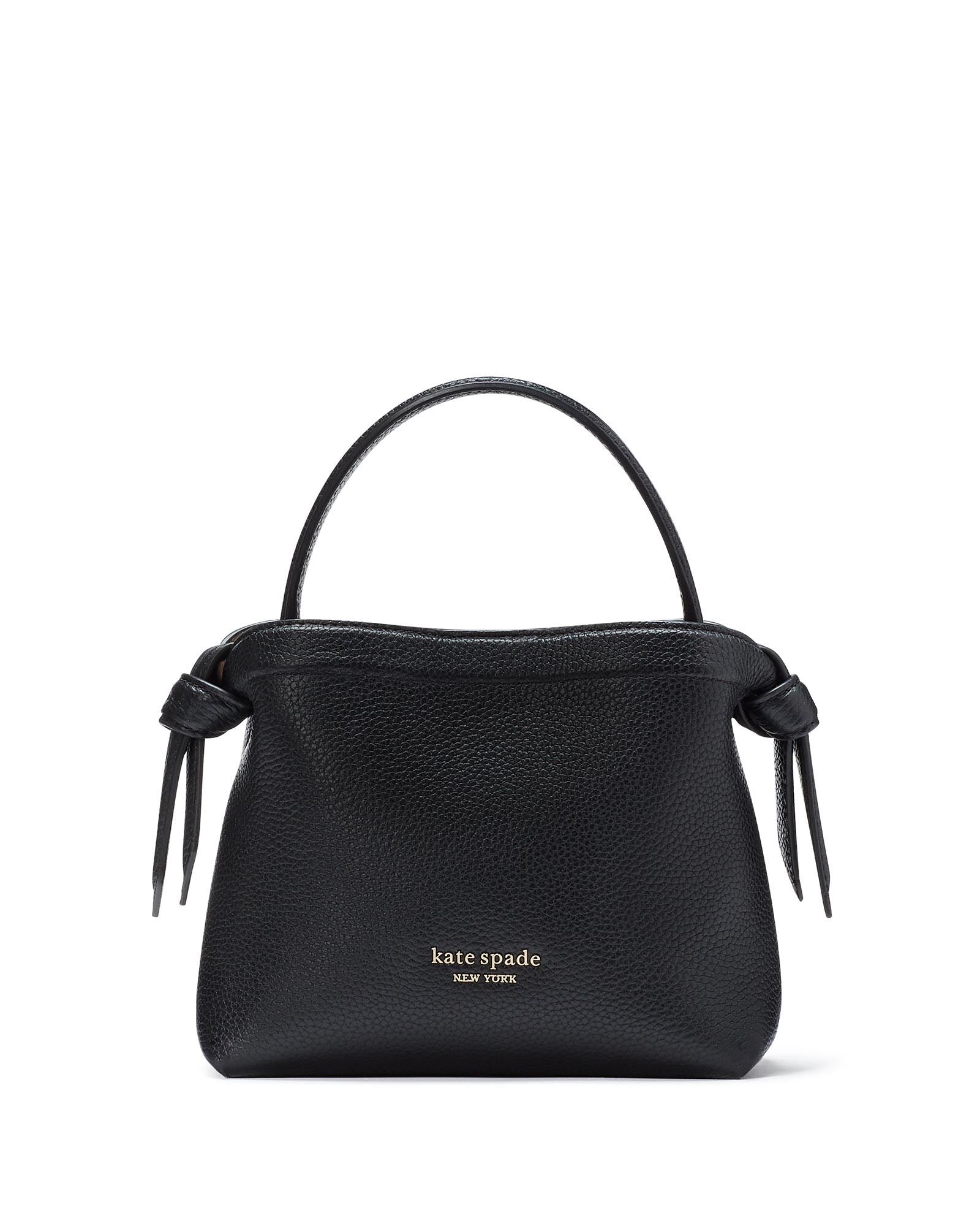 kd067-Knott Mini Crossbody Tote-Black