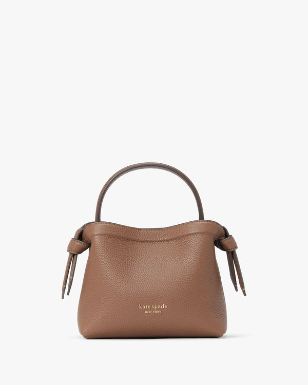 kd067-Knott Mini Crossbody Tote-Warm Acorn