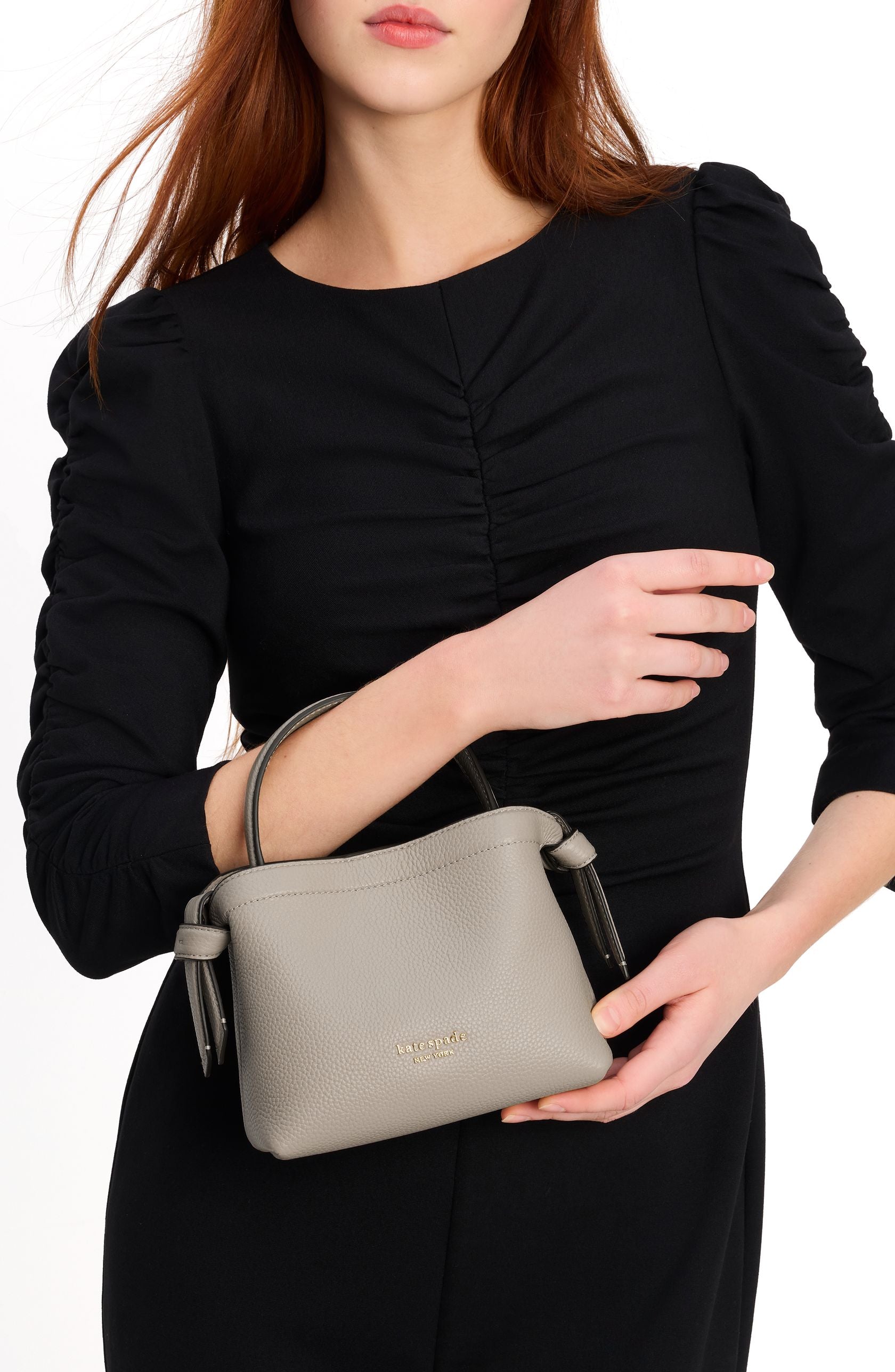 kd067-Knott Mini Crossbody Tote-Warm Taupe.