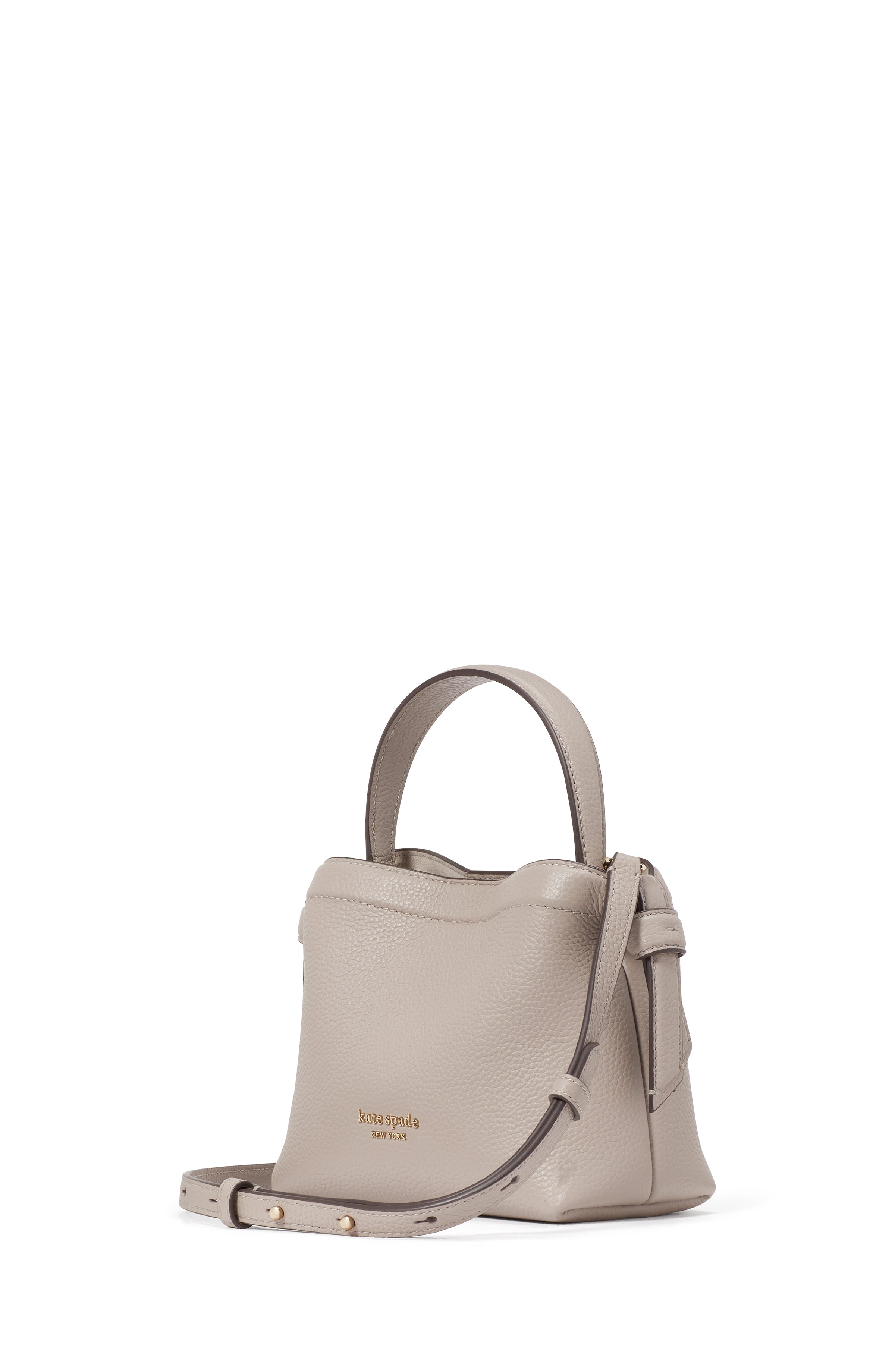 kd067-Knott Mini Crossbody Tote-Warm Taupe.