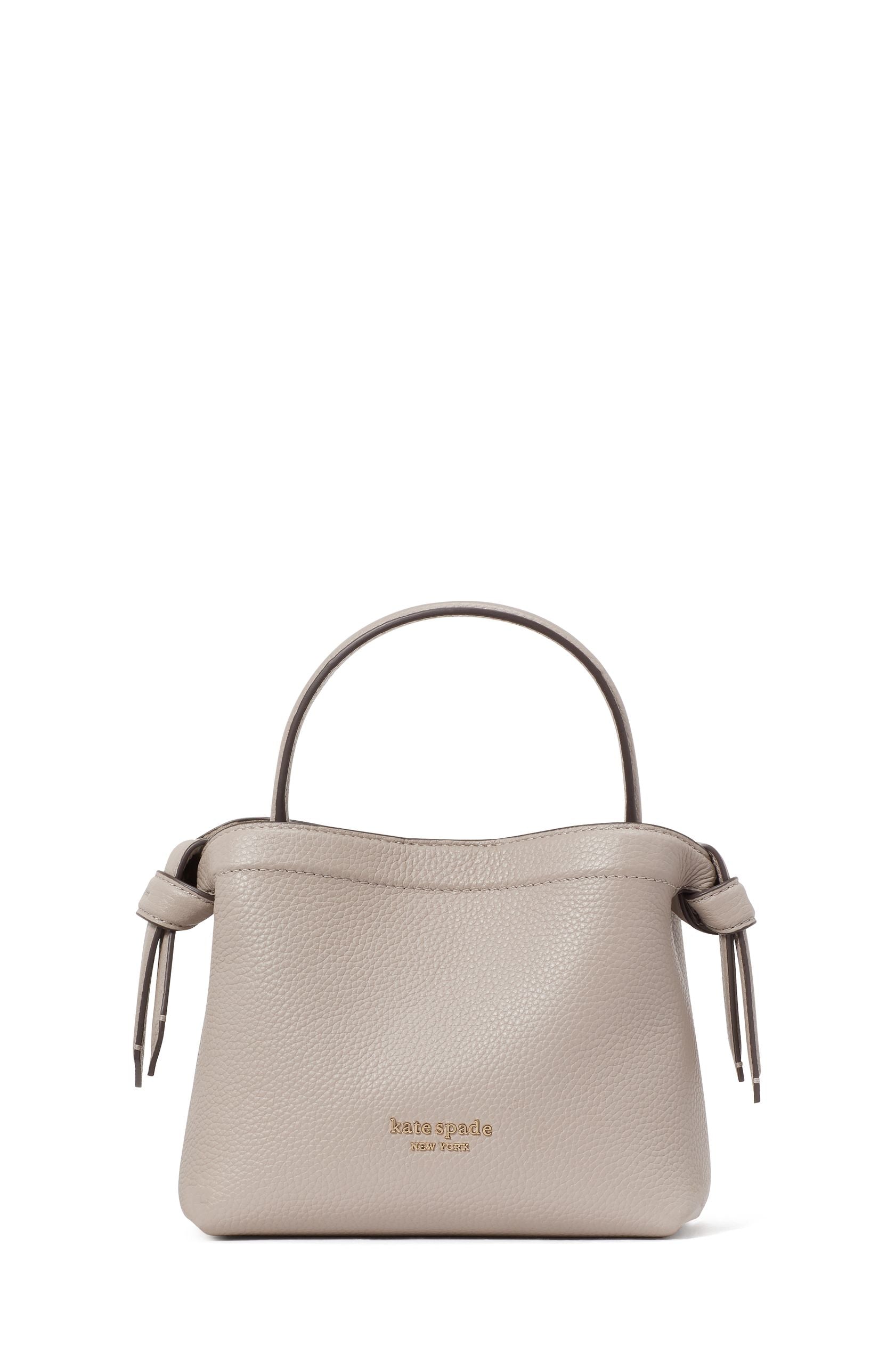 kd067-Knott Mini Crossbody Tote-Warm Taupe.