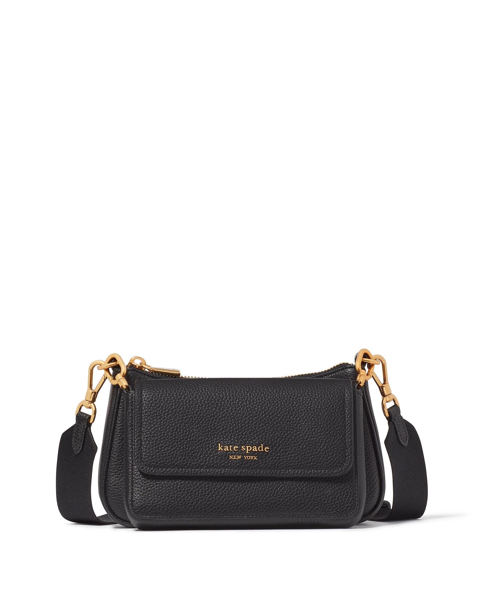 KD648-Double Up Crossbody-Black