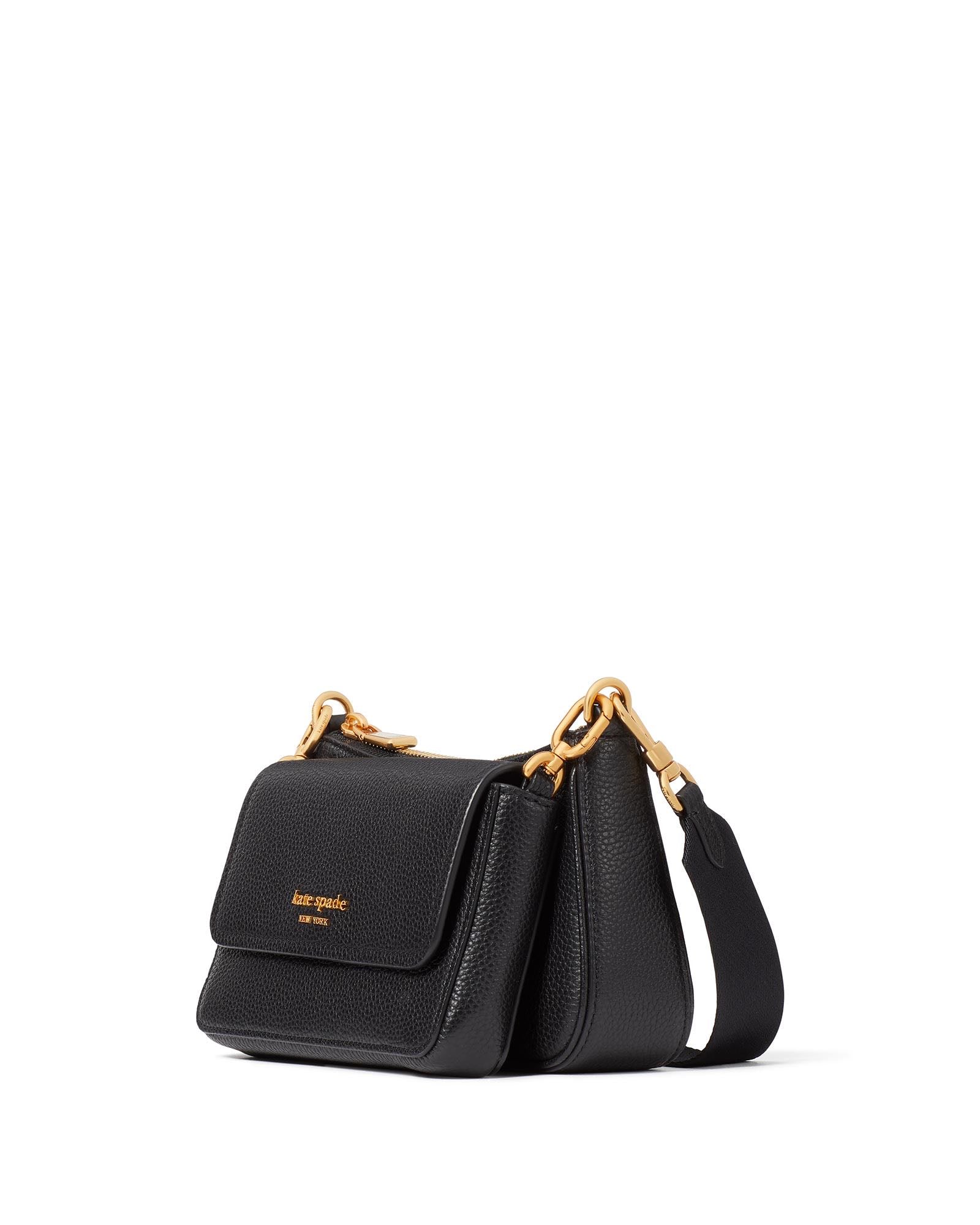 KD648-Double Up Crossbody-Black