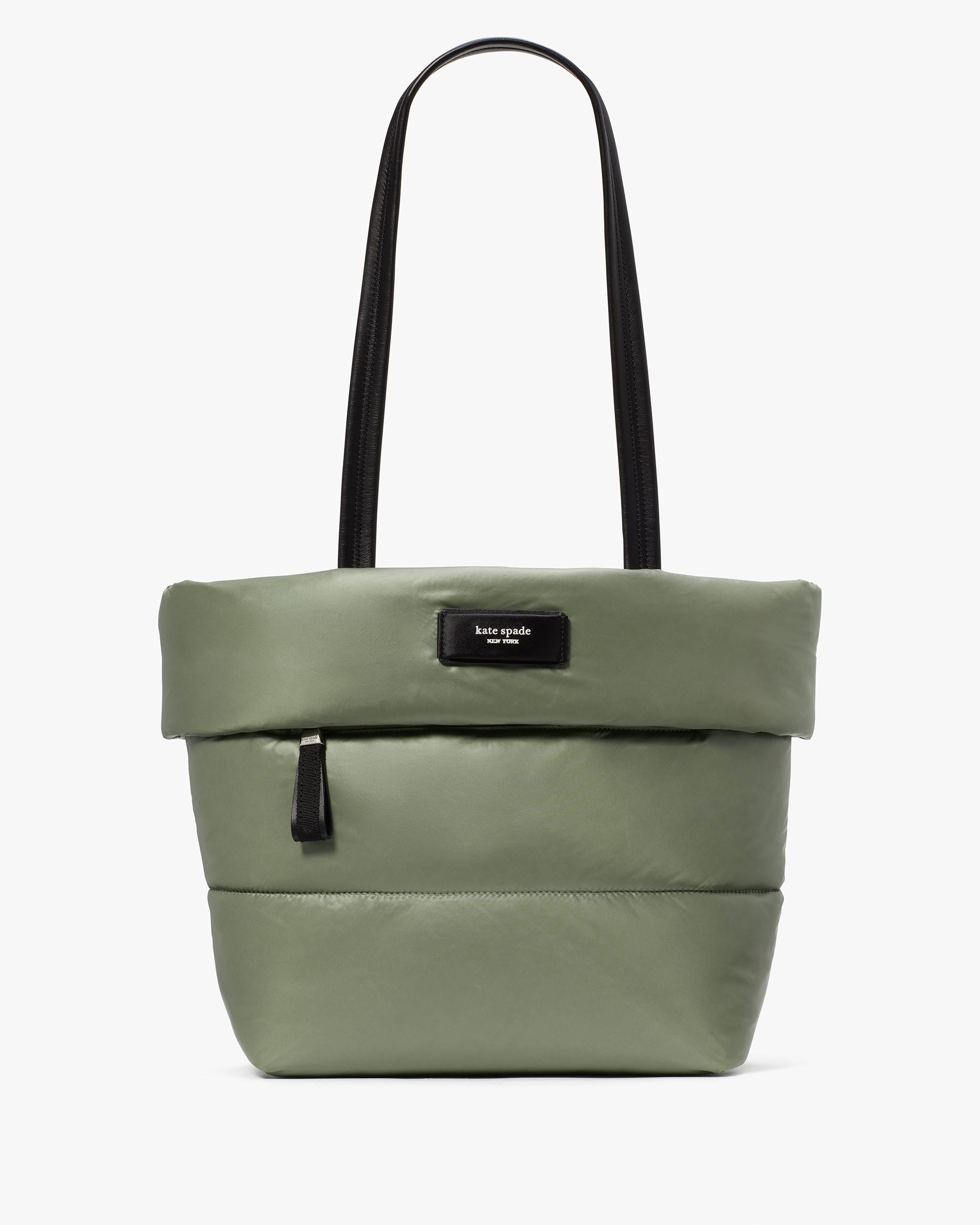 puffed small tote