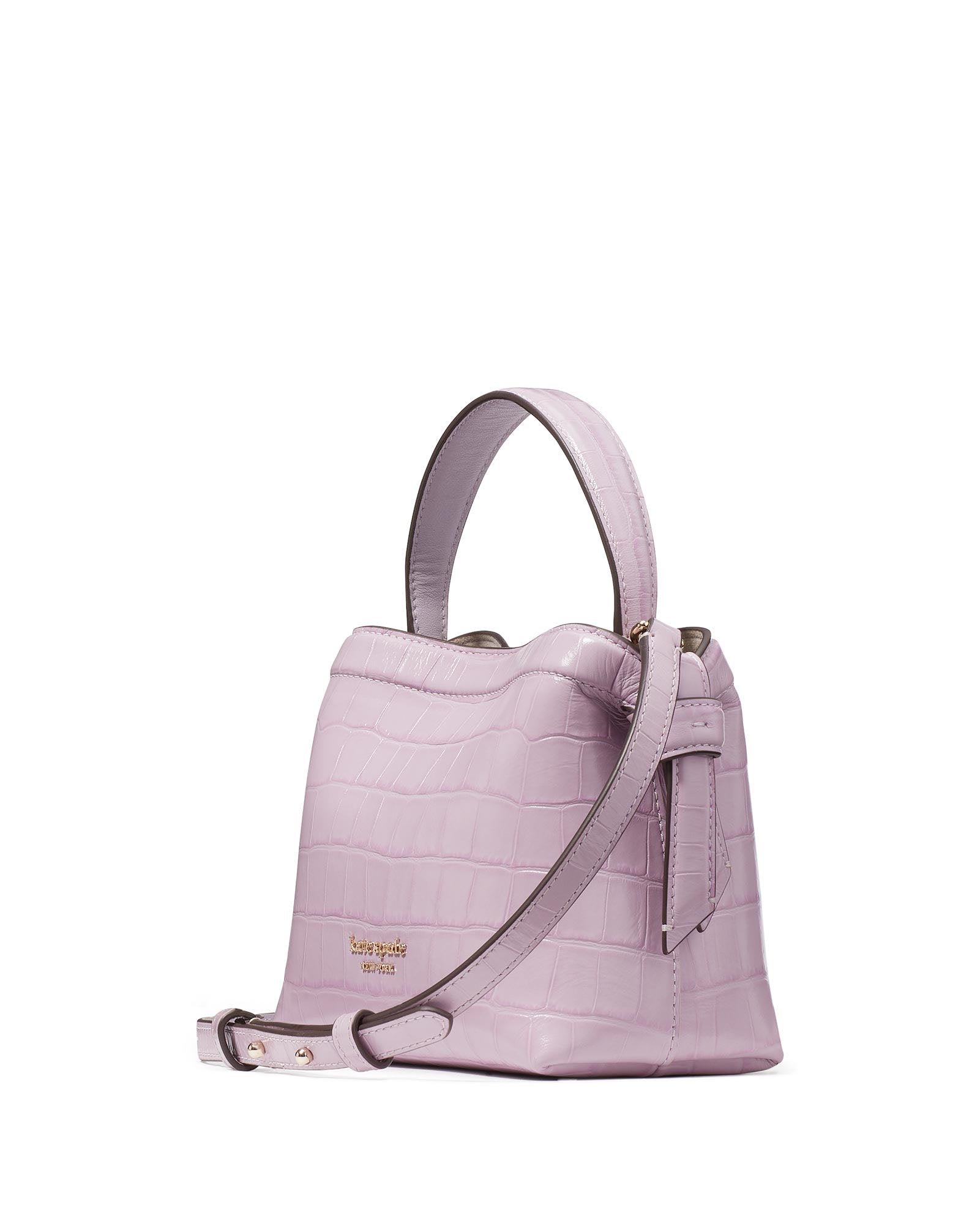 ke397_Knott Croc-embossed Mini Crossbody Tote_Violet Mist