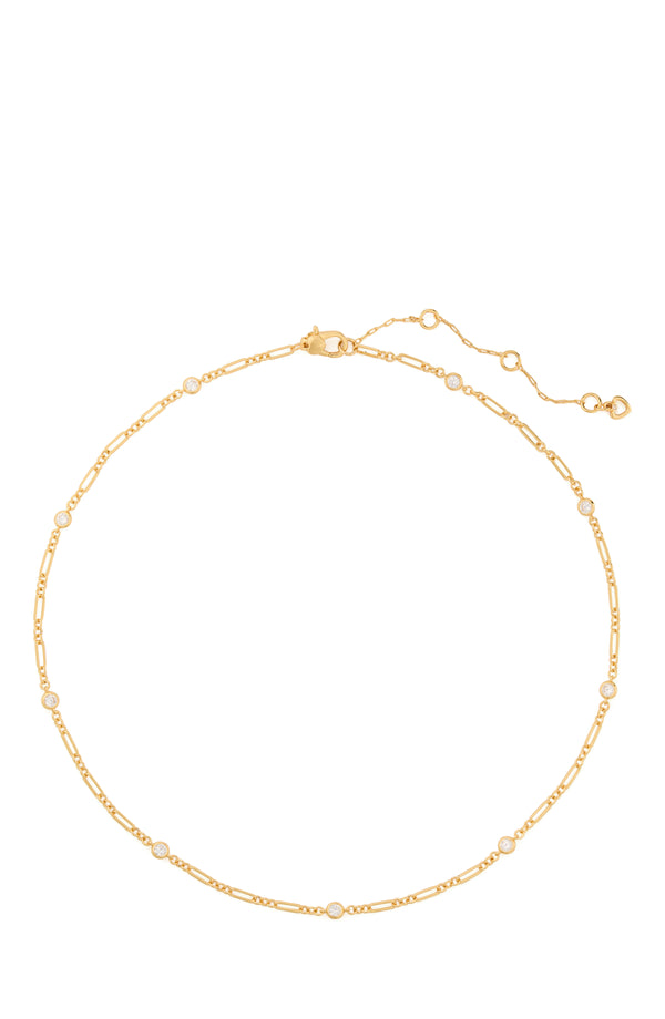 KF130_Chn Stn Neck_Clear/Gold