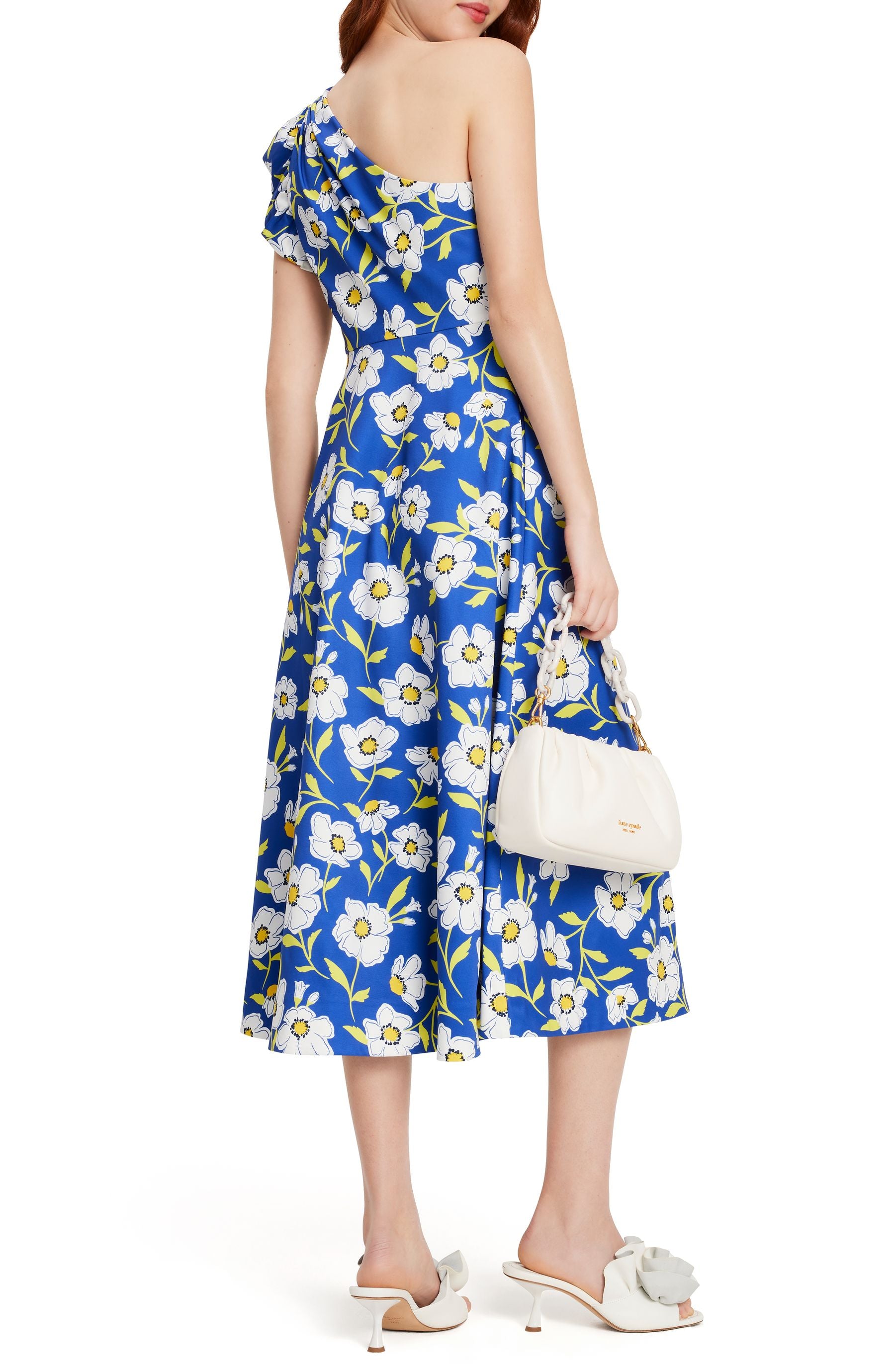 KF727_Sunshine Floral One-Shoulder Dress_Wild Blue Iris