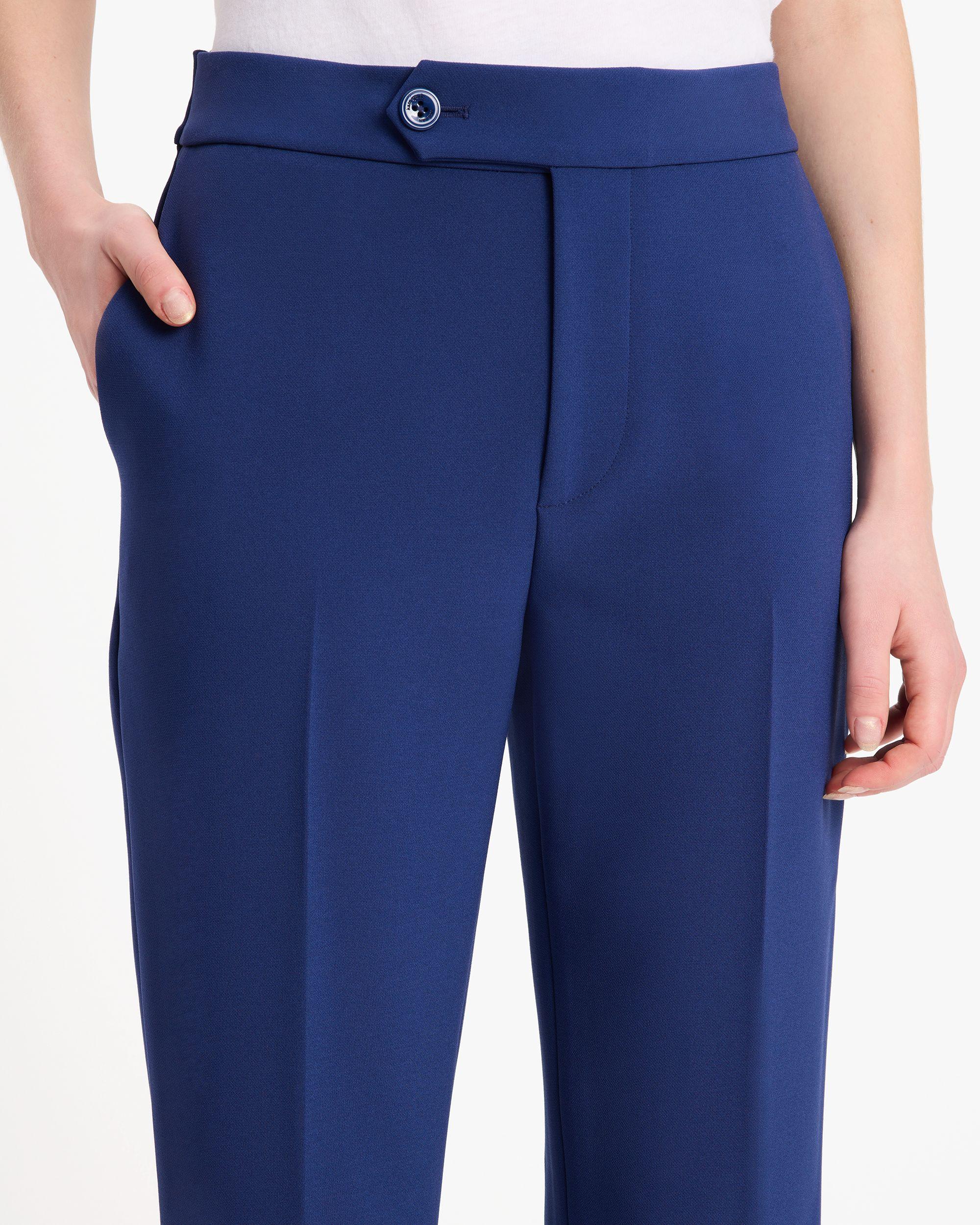 KF777-kick flare pants-French Navy