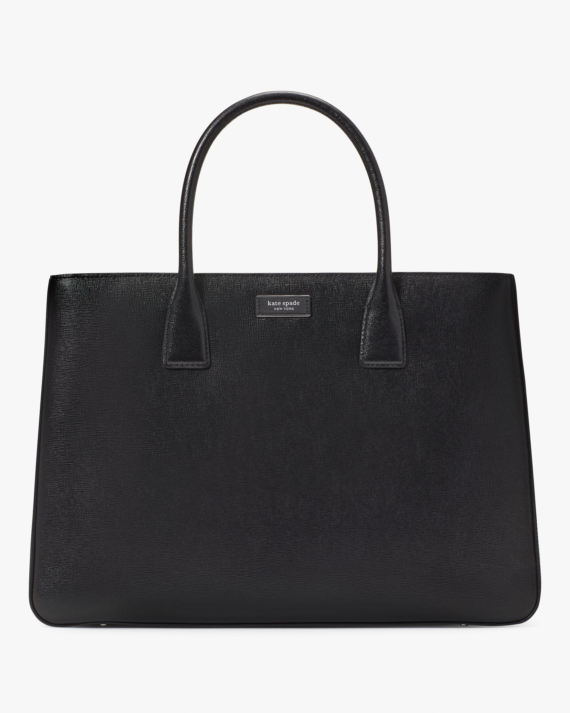 KF878-sam lg tote-Black