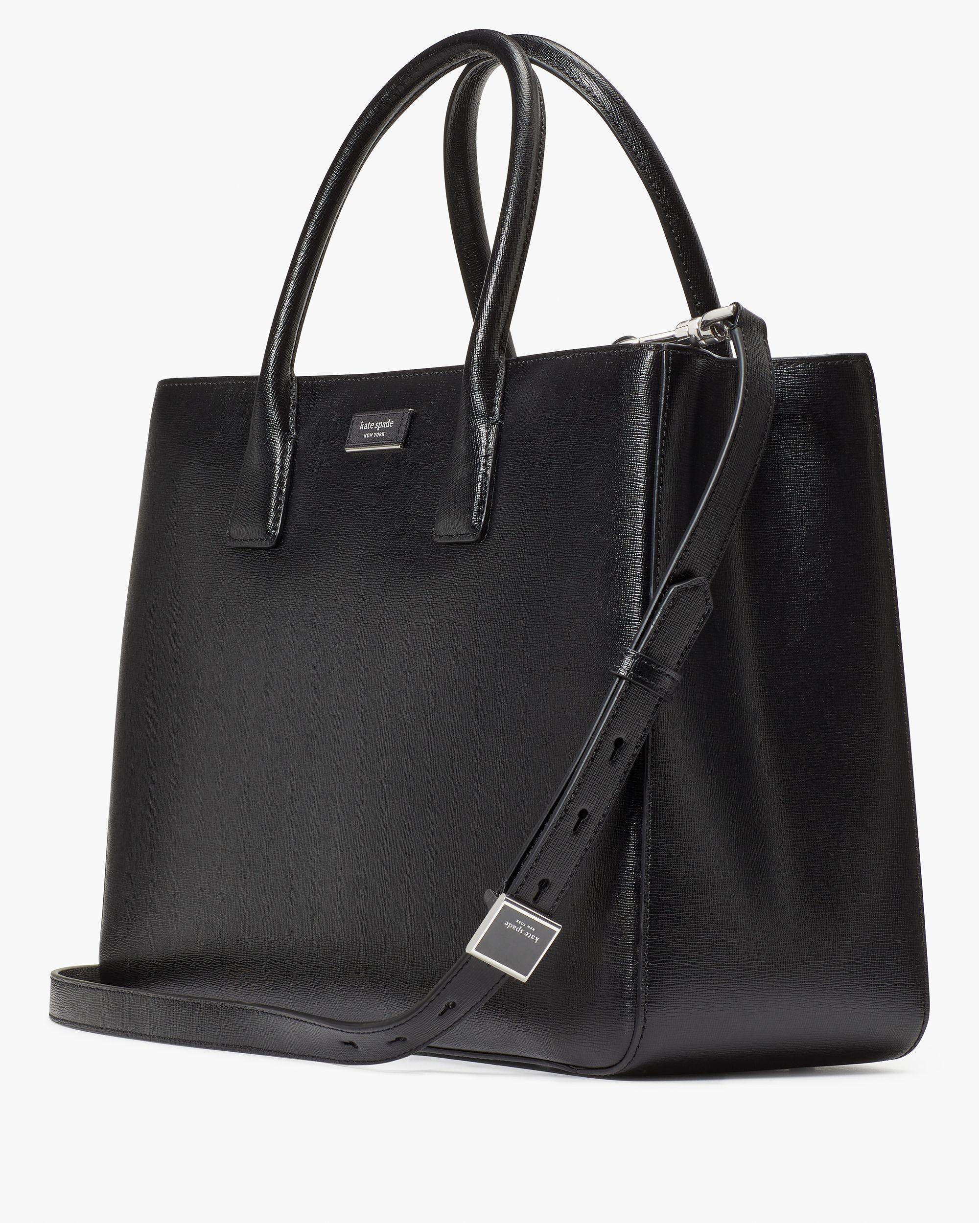 KF878-sam lg tote-Black