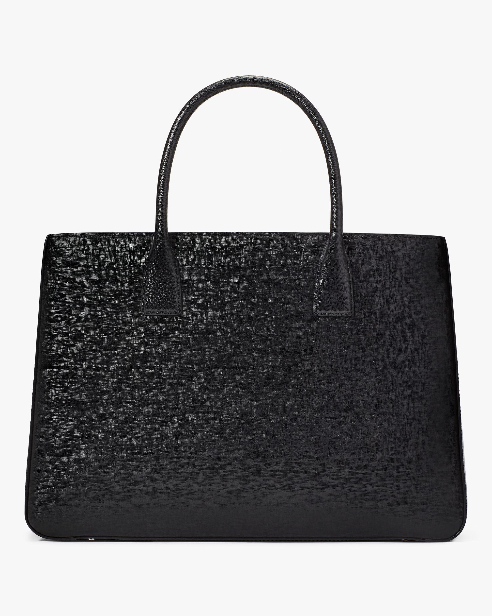 KF878-sam lg tote-Black