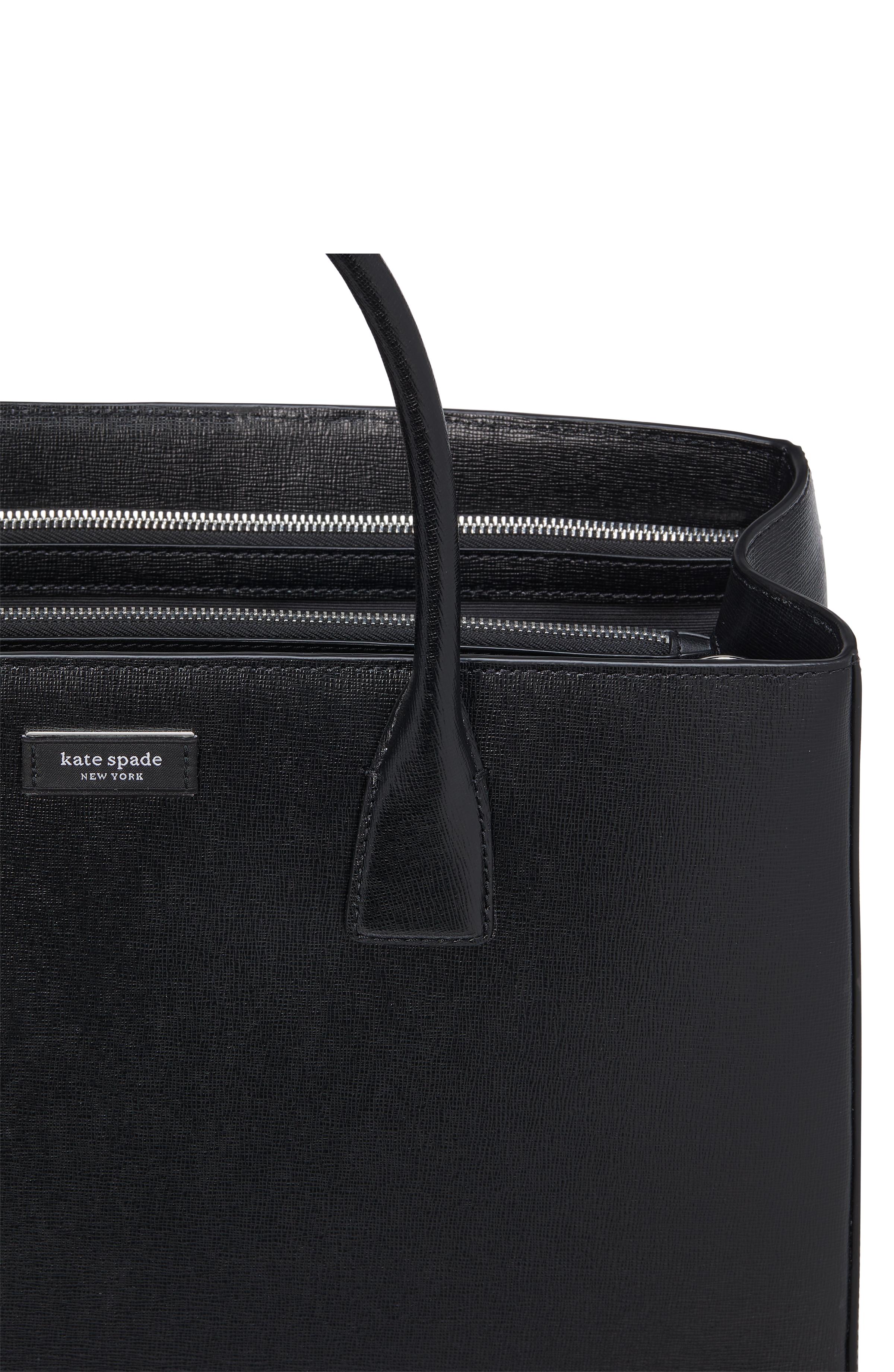 KF878-sam lg tote-Black