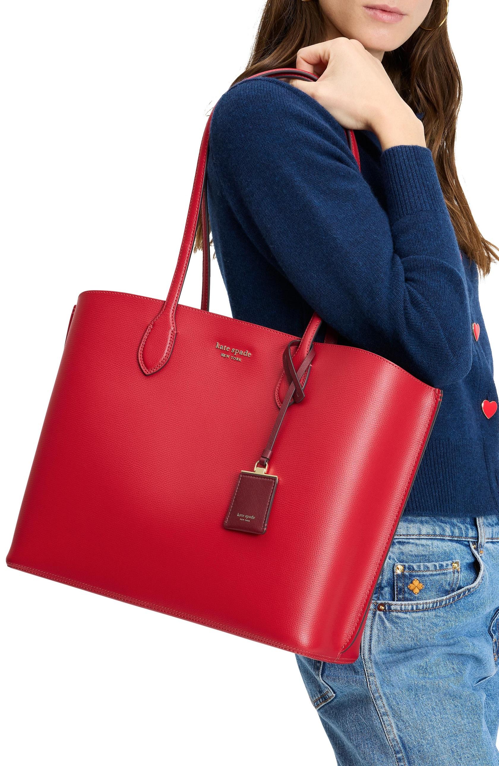 KF895-Suite Work Tote-Cherry Rogue Multi