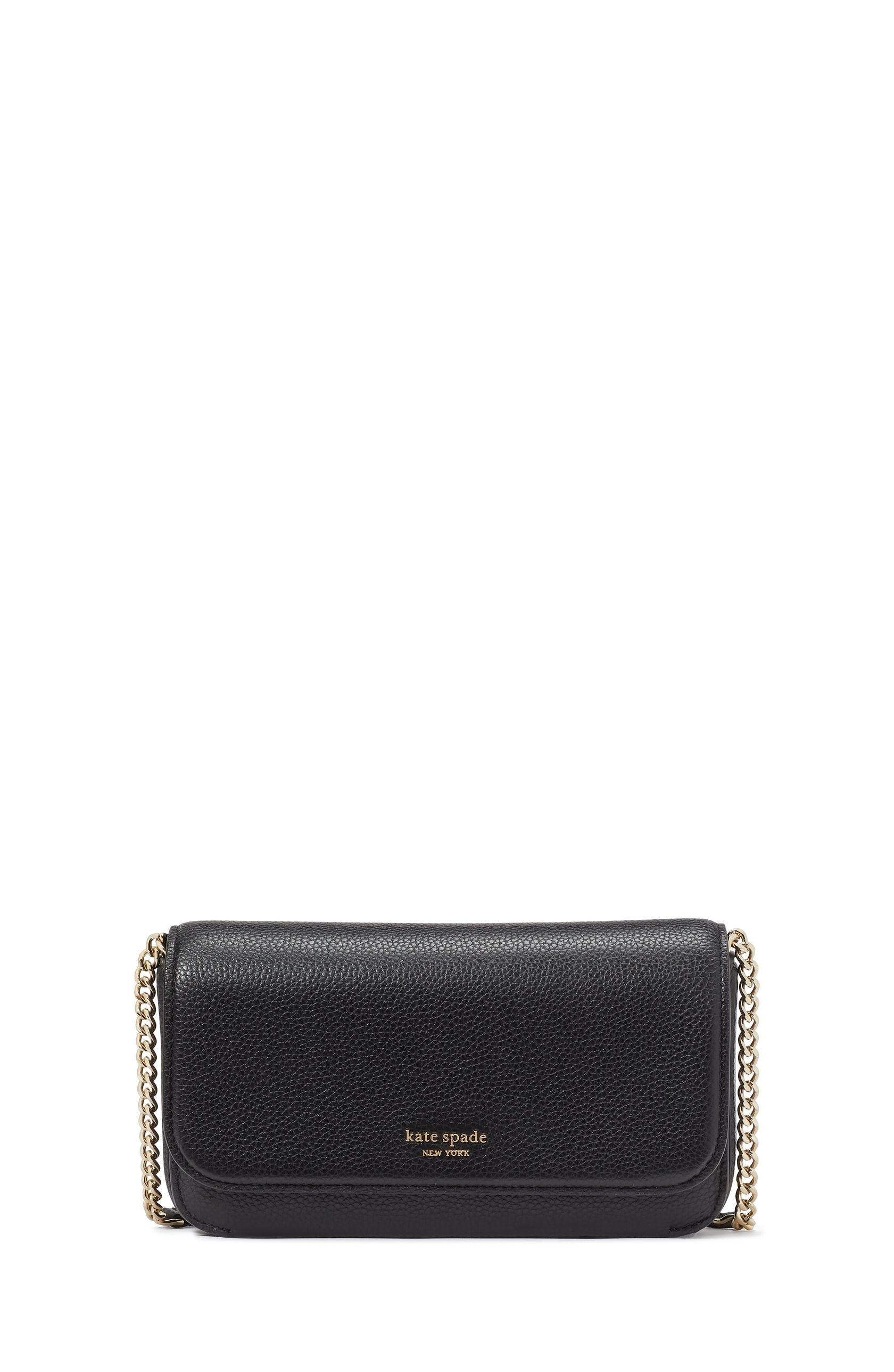 kf933_Ava Flap Chain Wallet_Black