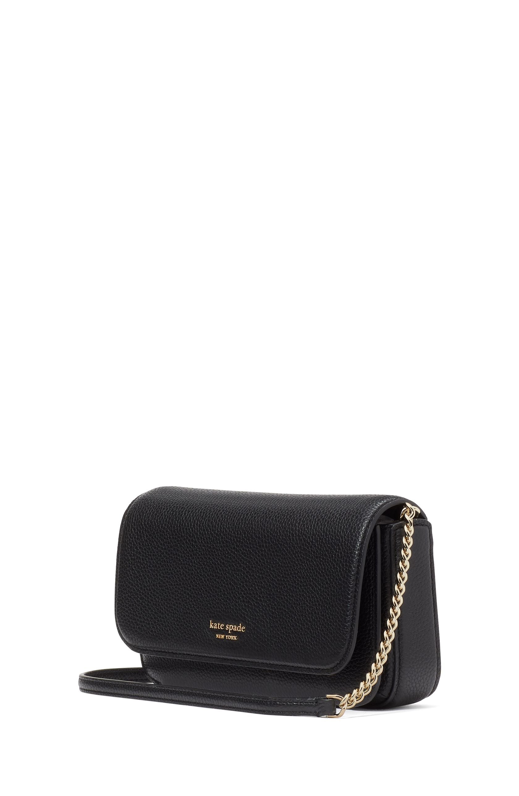 kf933_Ava Flap Chain Wallet_Black