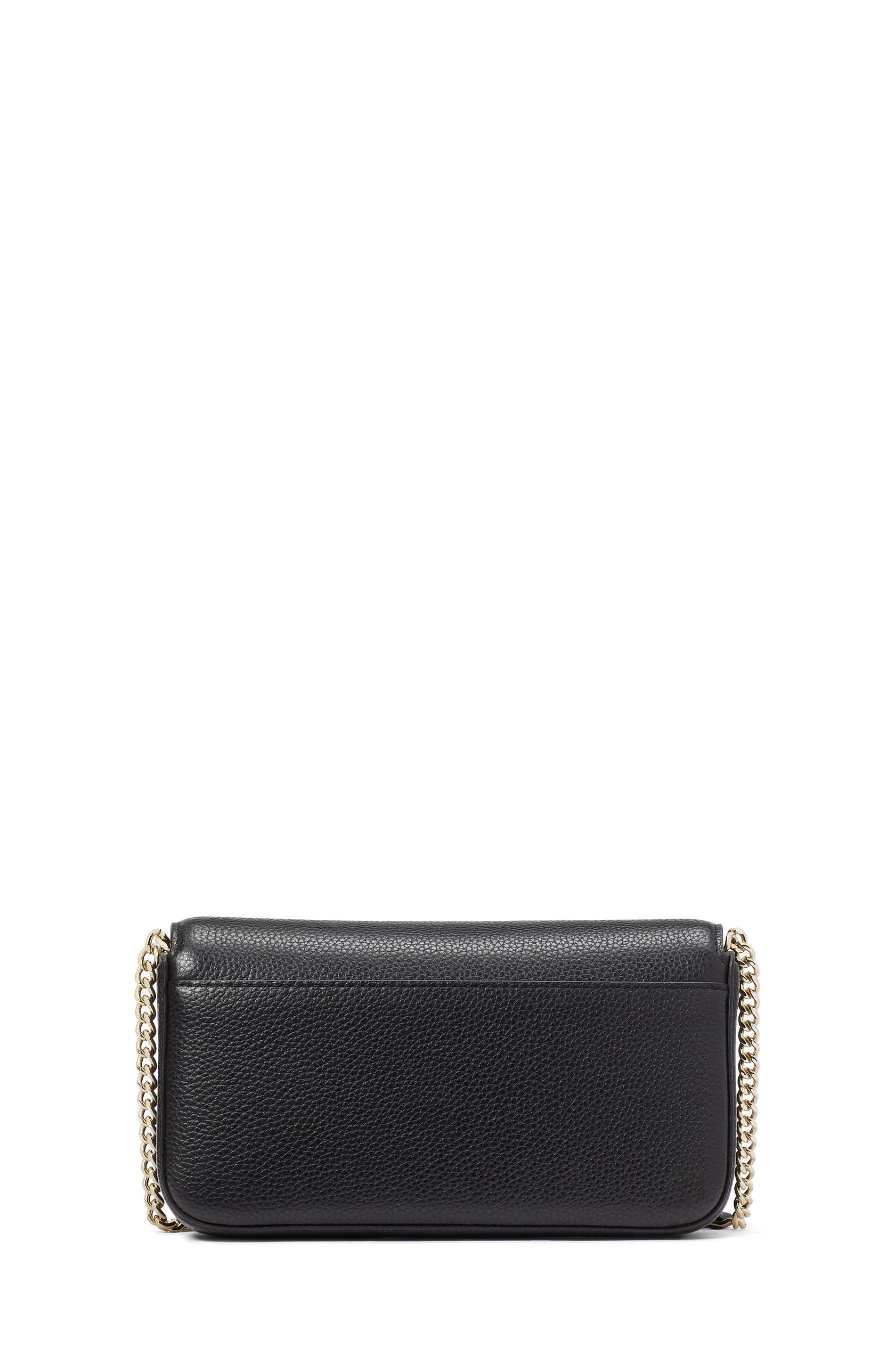 kf933_Ava Flap Chain Wallet_Black