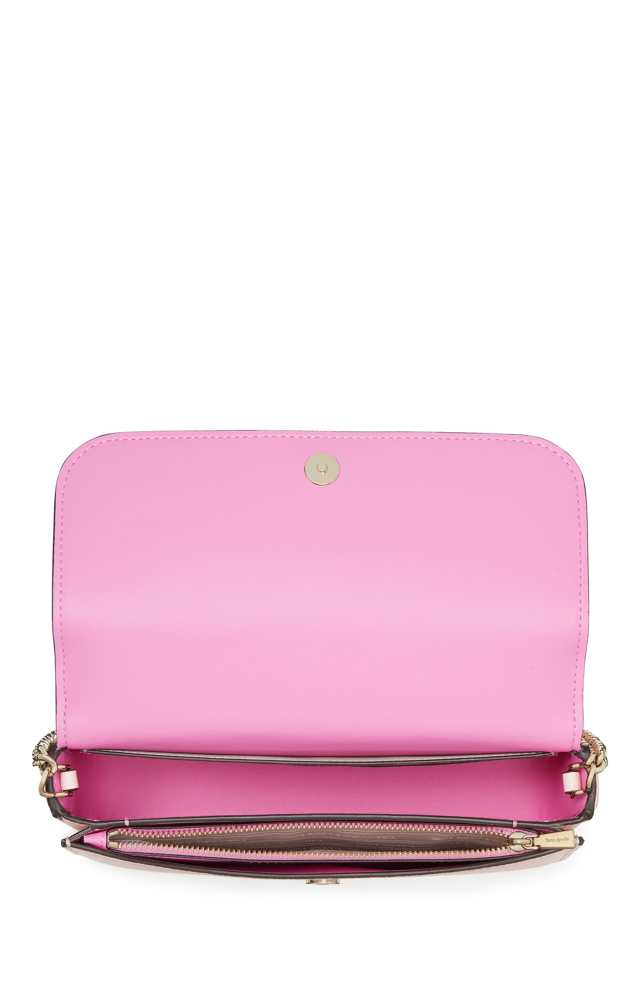 kf933_Ava Flap Chain Wallet_Crepe Pink