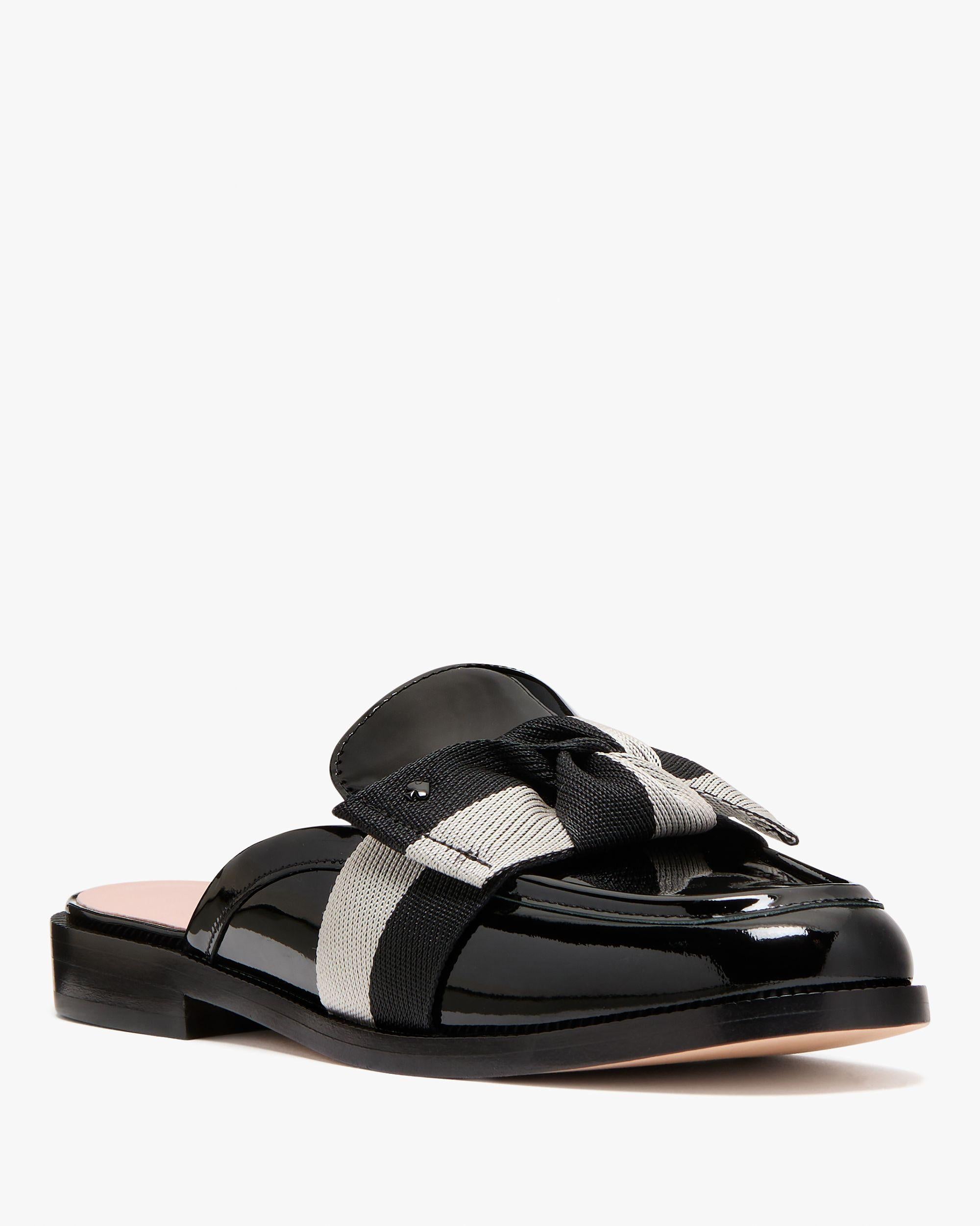 KG476-leandra mule loafer-Black Multi