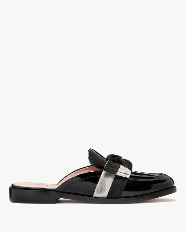 KG476-leandra mule loafer-Black Multi