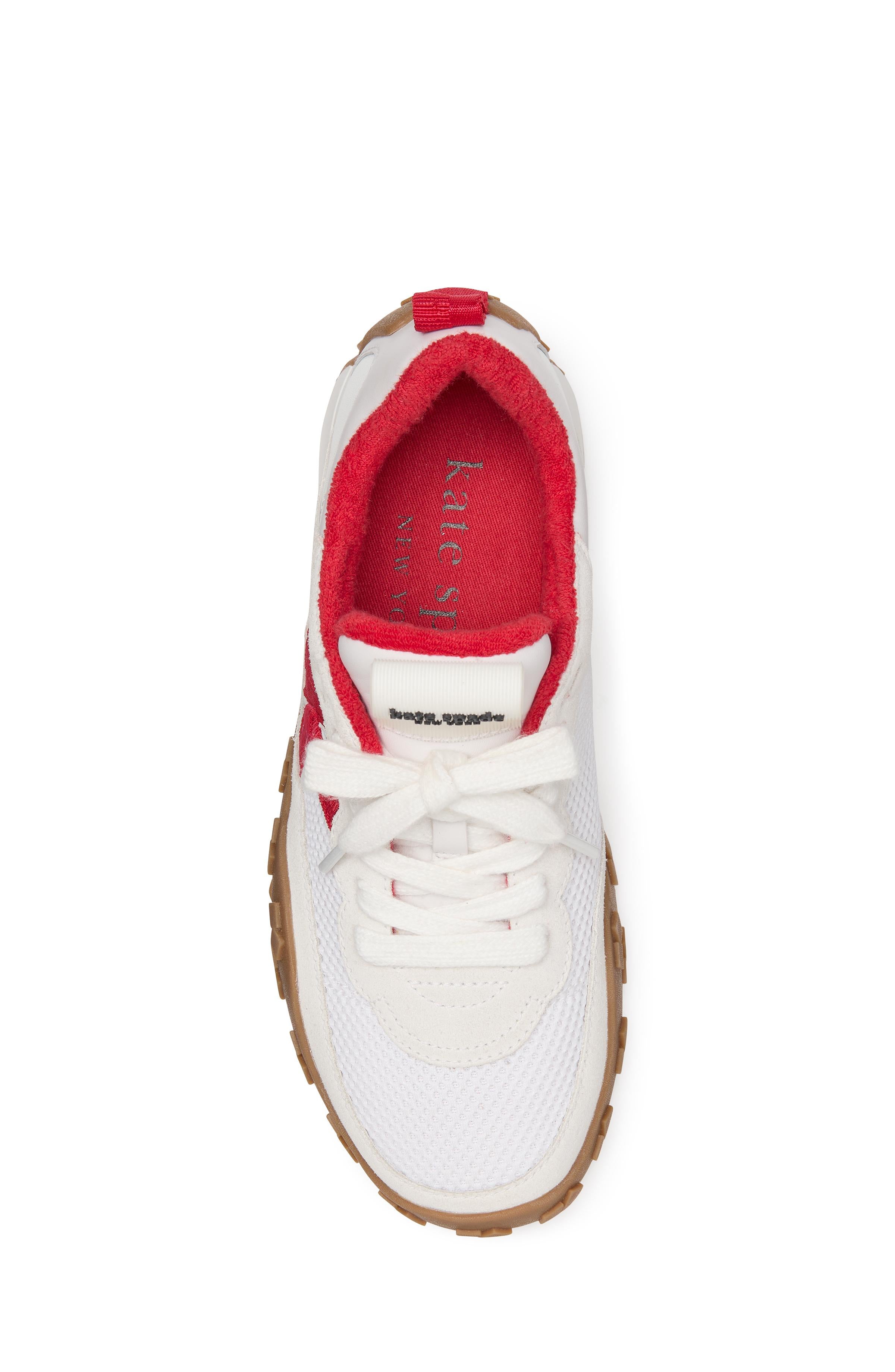 KG690-K As In Kate Sneakers-True White/ Cherry R