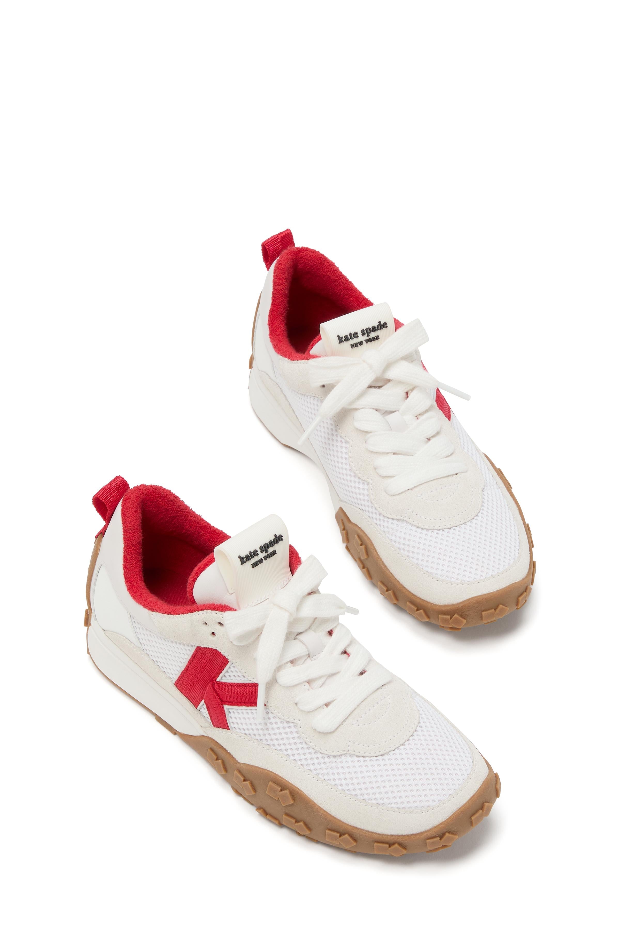 KG690-K As In Kate Sneakers-True White/ Cherry R