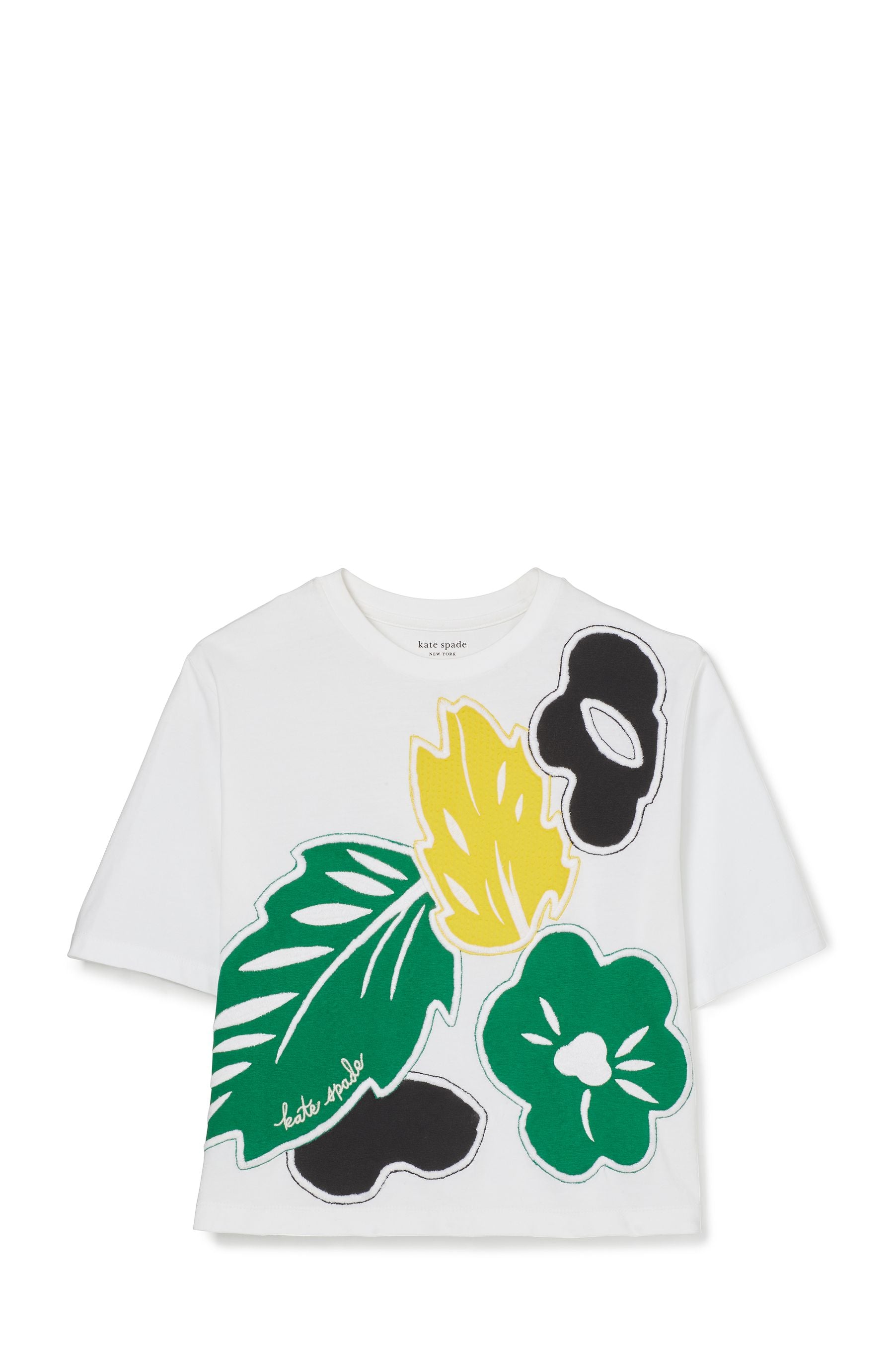 KG809-EMB FLORAL TEE