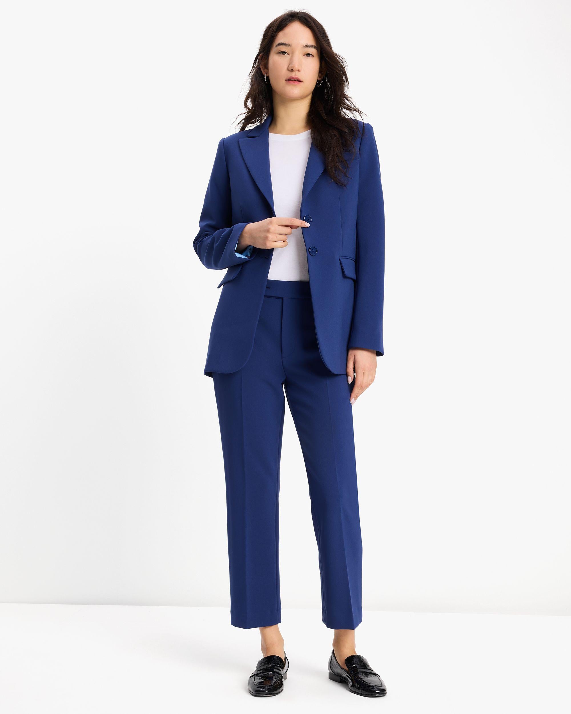 KG917-avrey blazer-French Navy