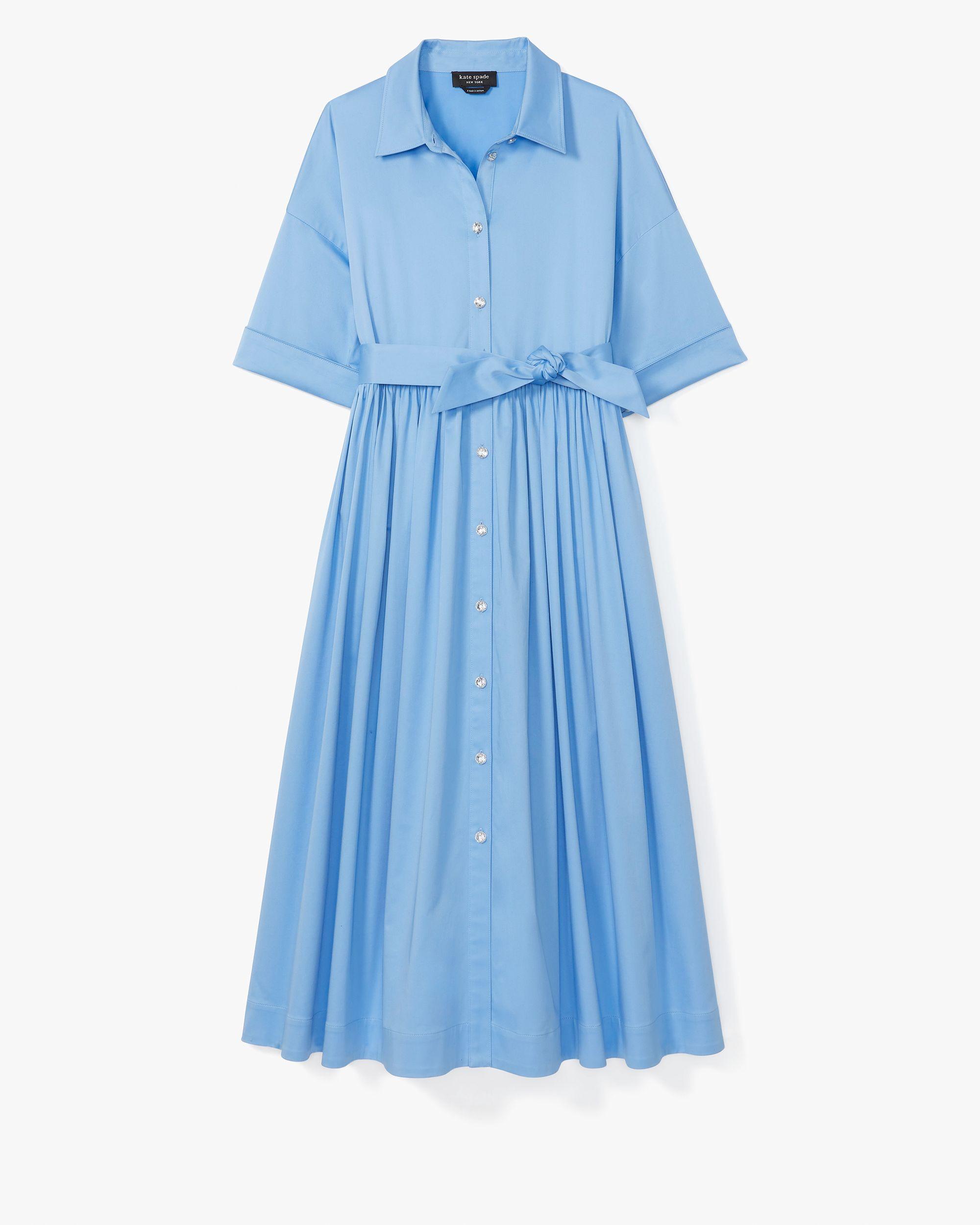 poplin midi montauk dress