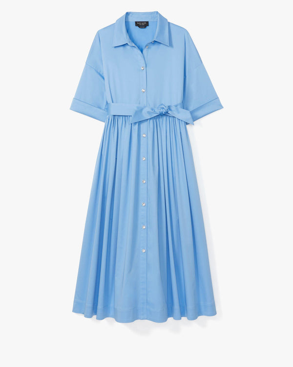 poplin midi montauk dress