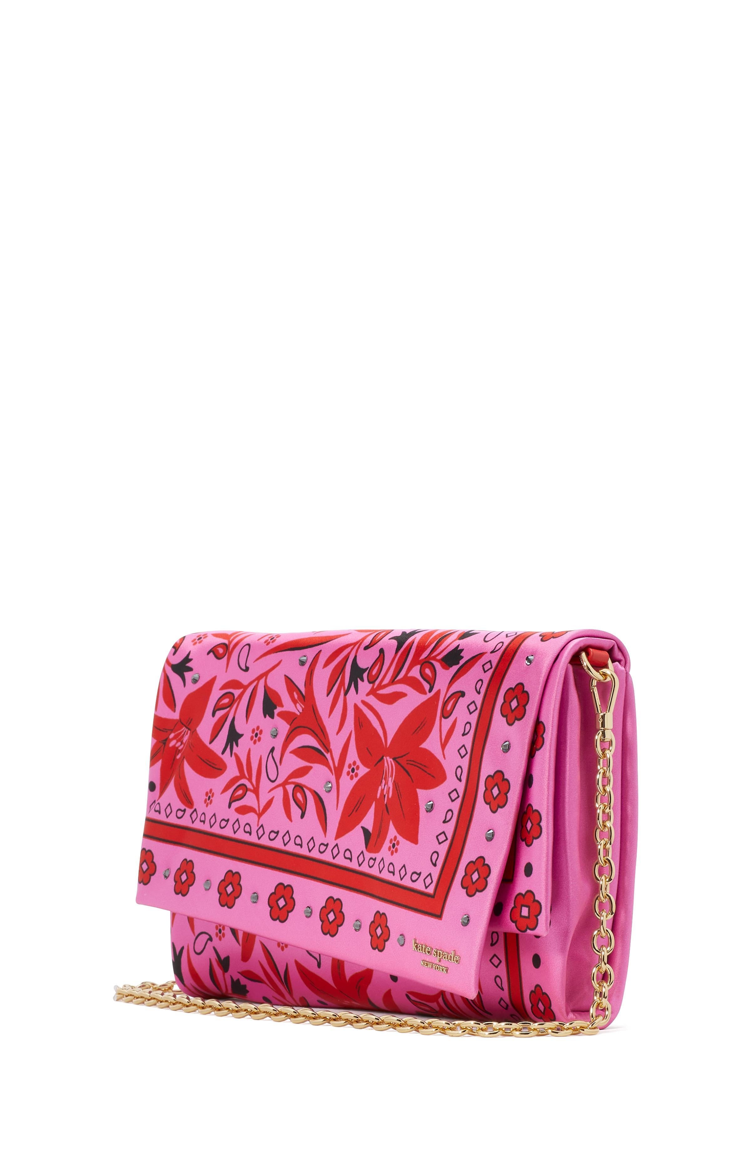 fold bandana printed clutch